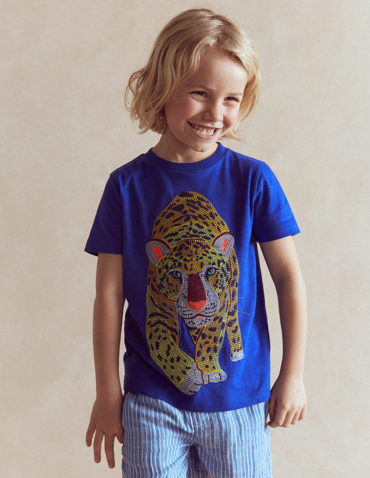 Superstitch T-Shirt-Surf the Web Leopard