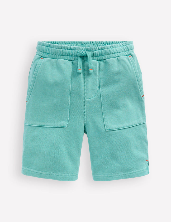 Garment Dye Shorts-Dawn Blue