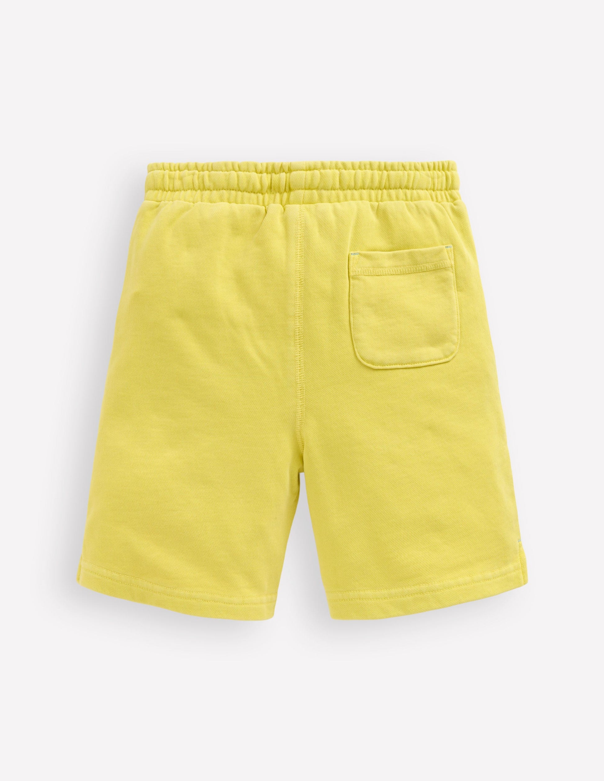 Garment Dye Shorts-Sherbet Lime Yellow-2