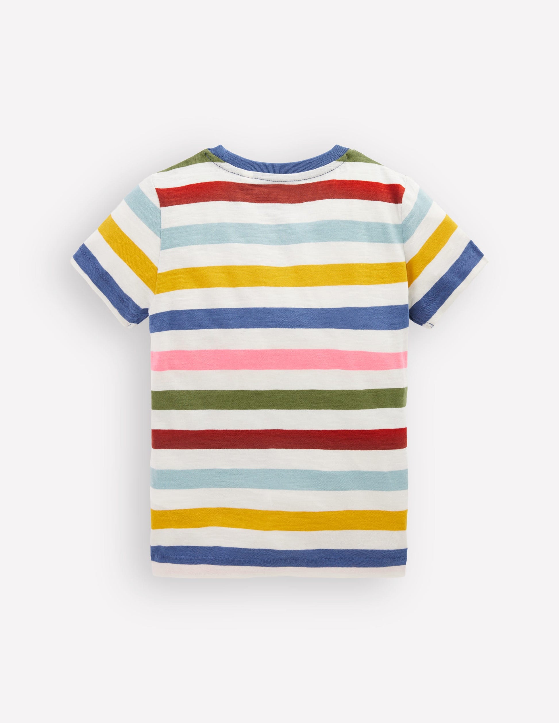 Everyday Short Sleeve T-Shirt-Multi Stripe-2