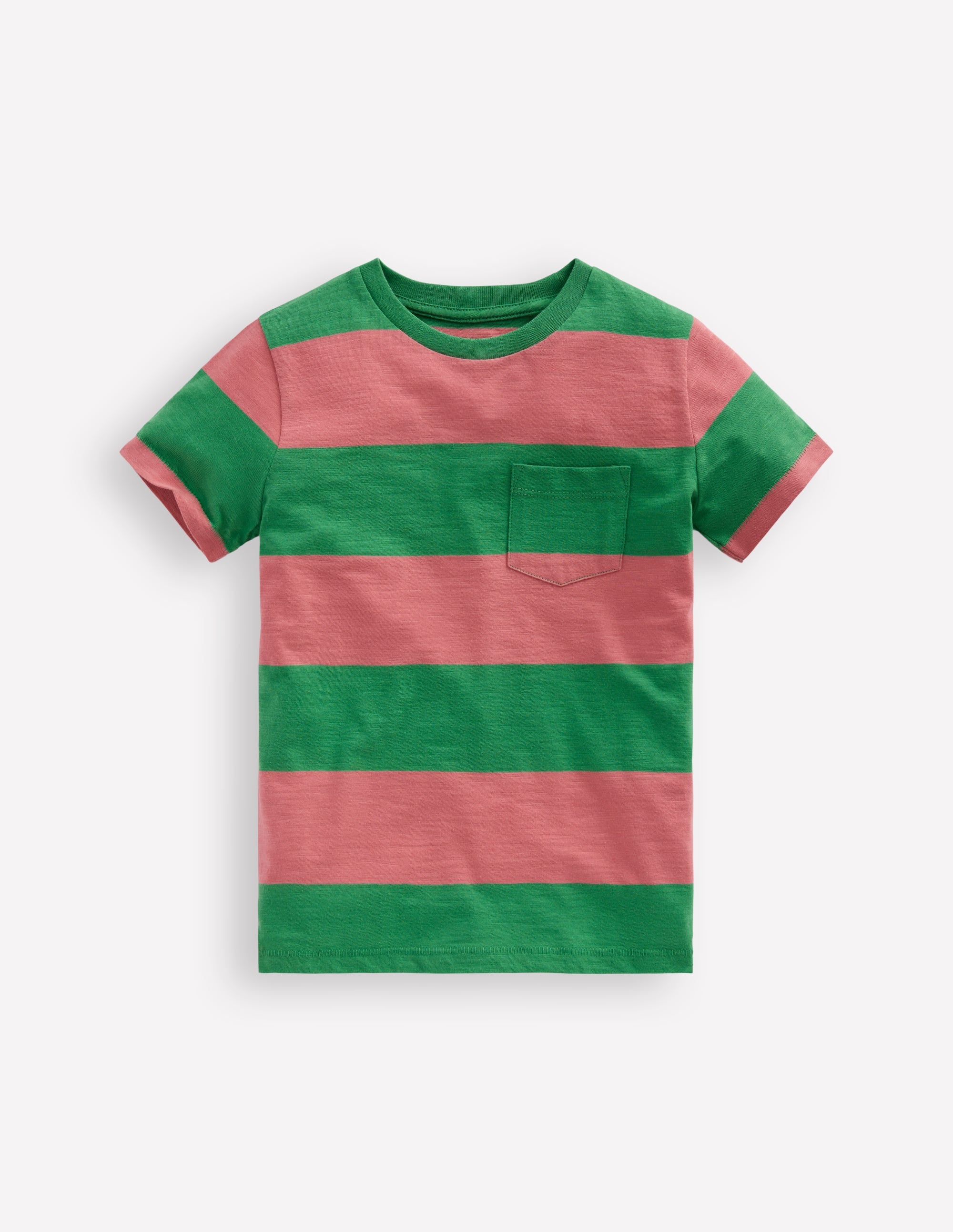 Everyday Short Sleeve T-Shirt-Shamrock Green/Chintz Pink - Image 4