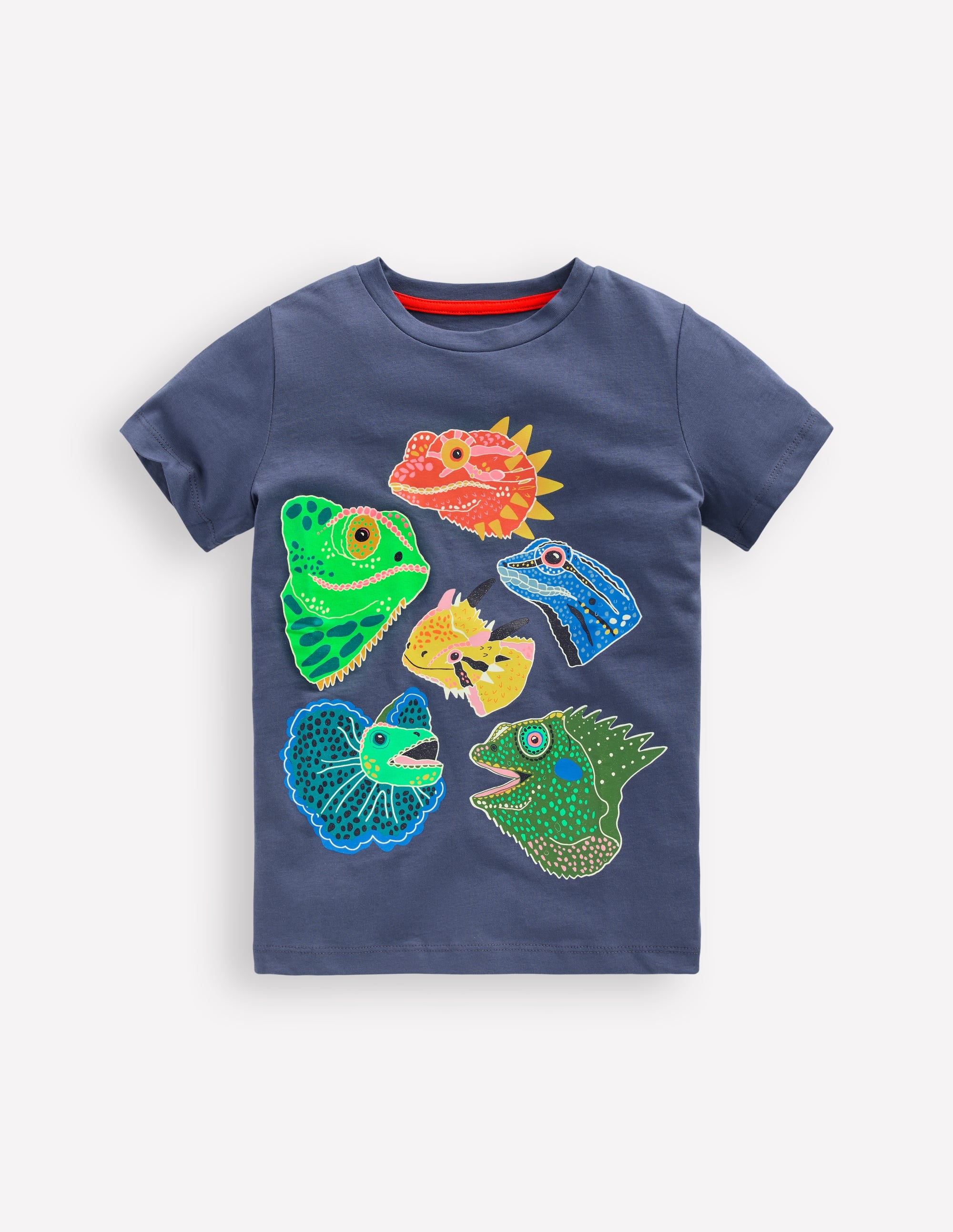 Glow-In-The-Dark T-shirt-Robot Blue Lizards - Image 1