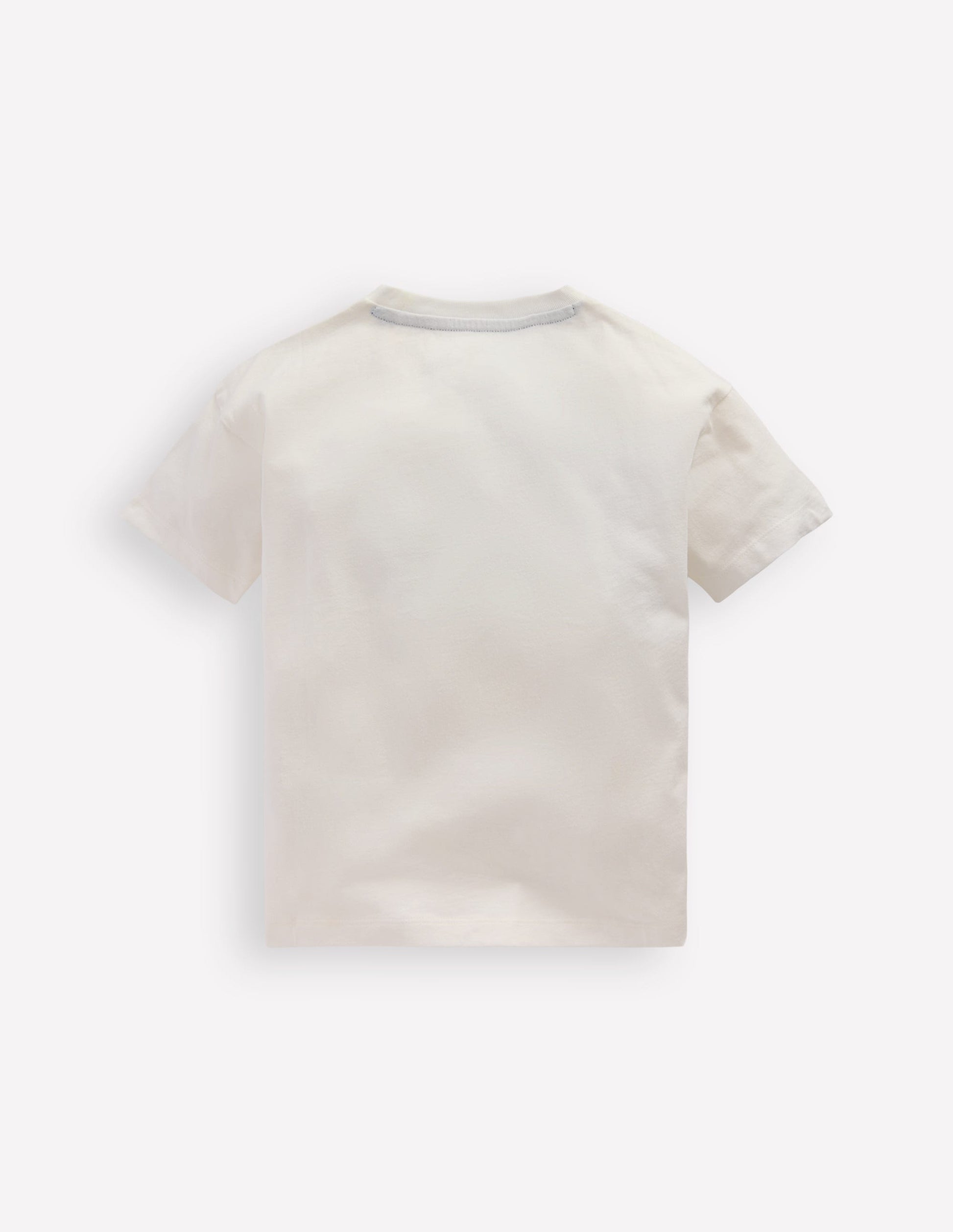 Short Sleeve Badge T-shirt-Soft Ivory Sports-2