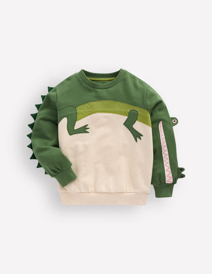 3D Animal Sweatshirt-CROC-2