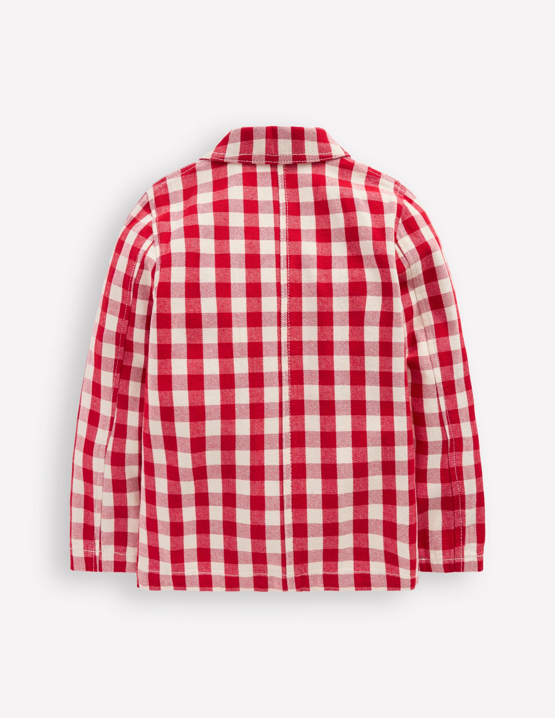 Twill Jacket-Red Gingham-4