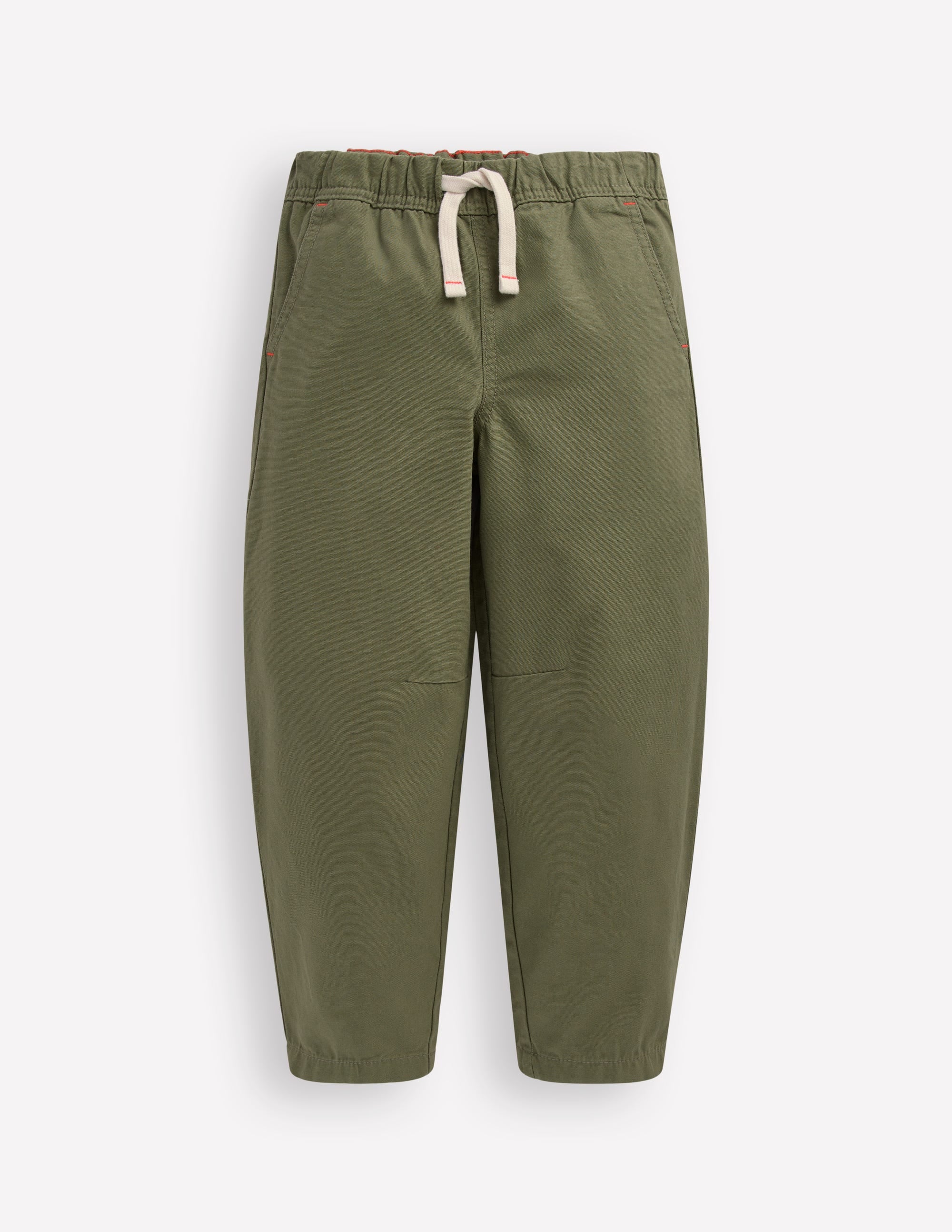 Pull-on Relaxed Pants-Four Leaf Clover - Image 1