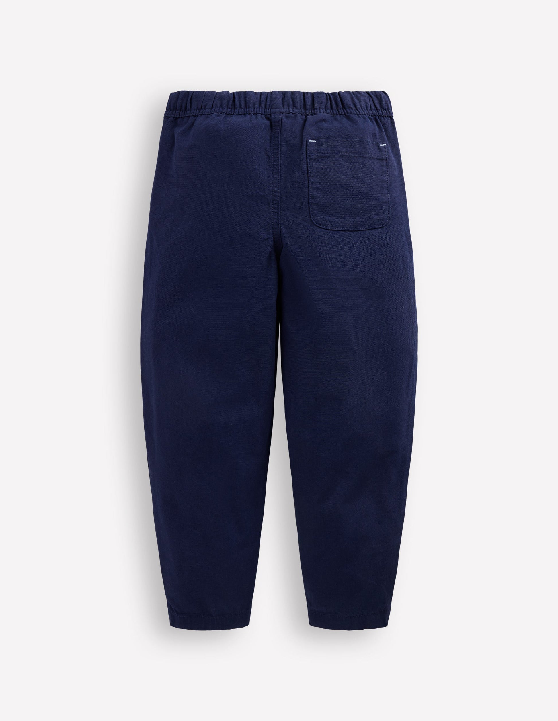 Pull-on Relaxed Pants-Medieval Blue-3
