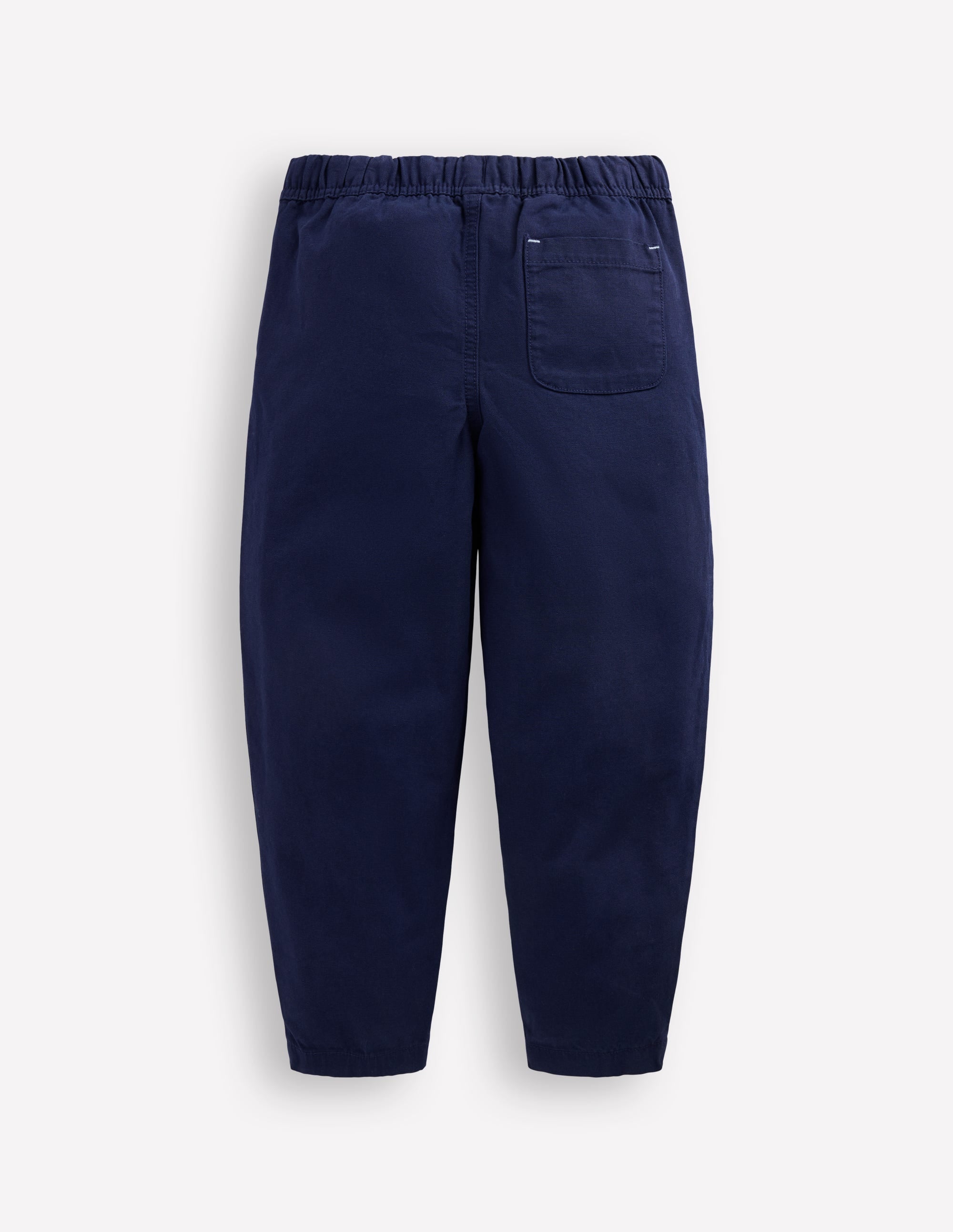 Pull-on Relaxed Pants-Medieval Blue - Image 3