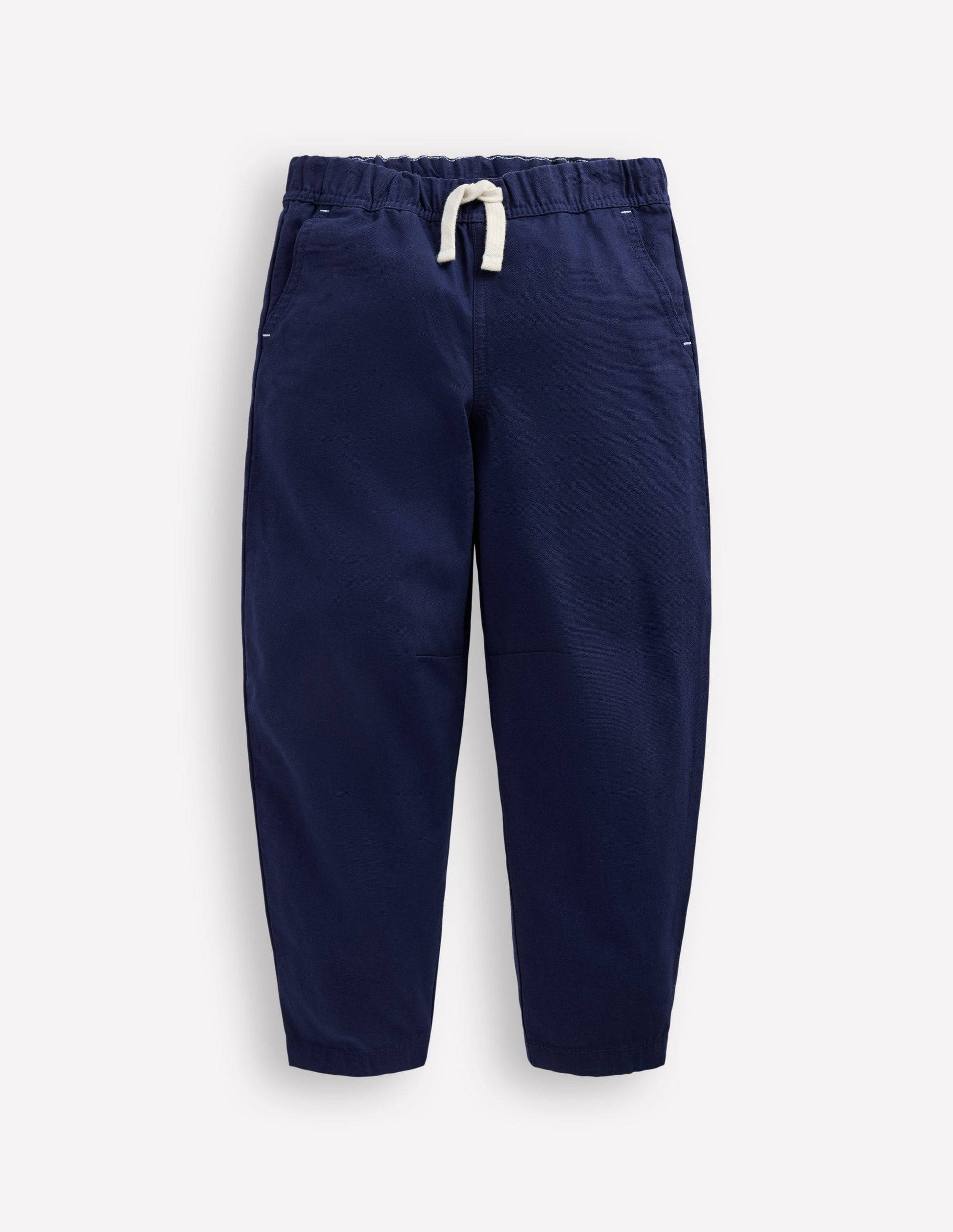 Pull-on Relaxed Pants-Medieval Blue-2