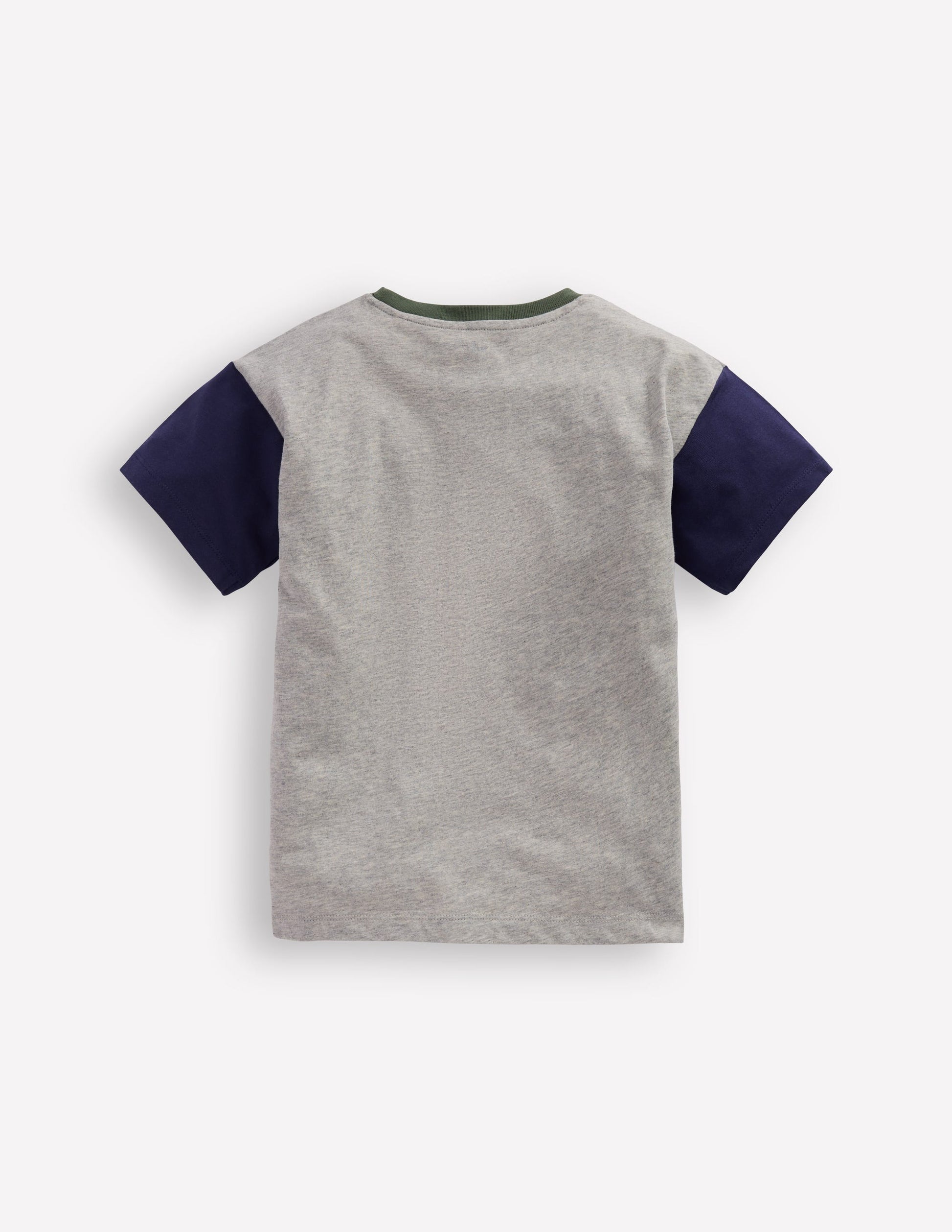 Relaxed Ripstop Pocket T-shirt-Grey Marl-2