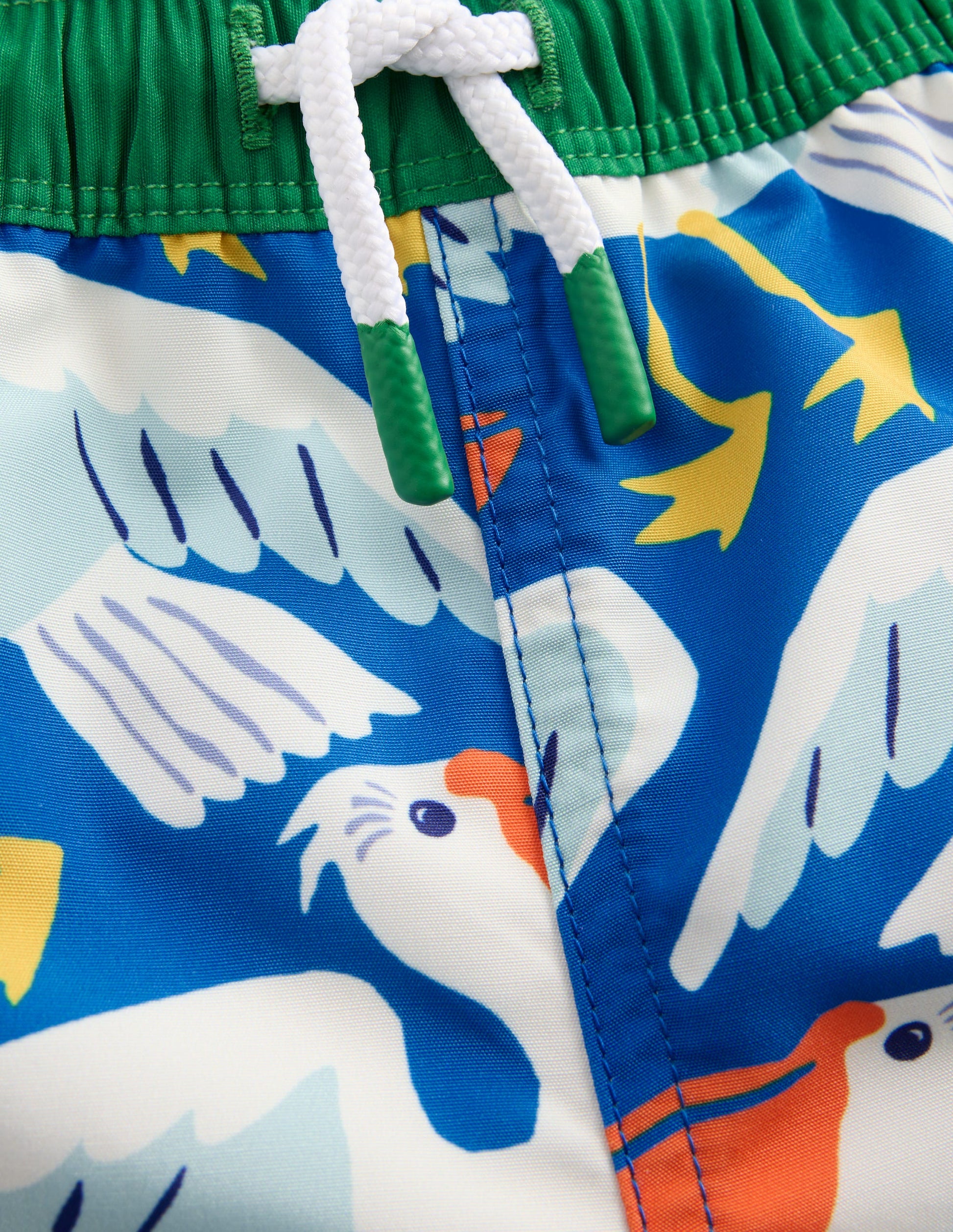Swim Shorts-Kingfisher Blue Pelicans-3