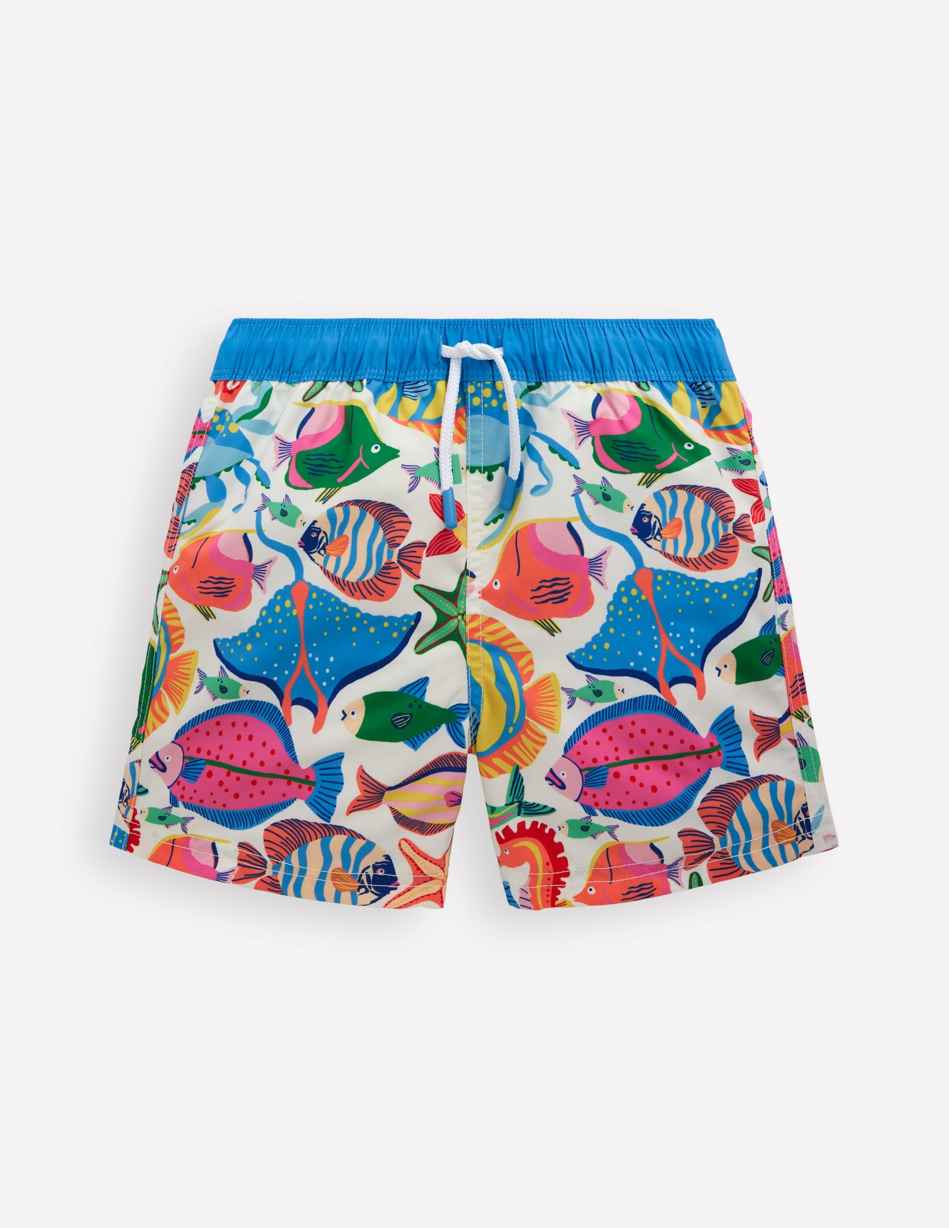 Swim Shorts-Swimming Fish-1