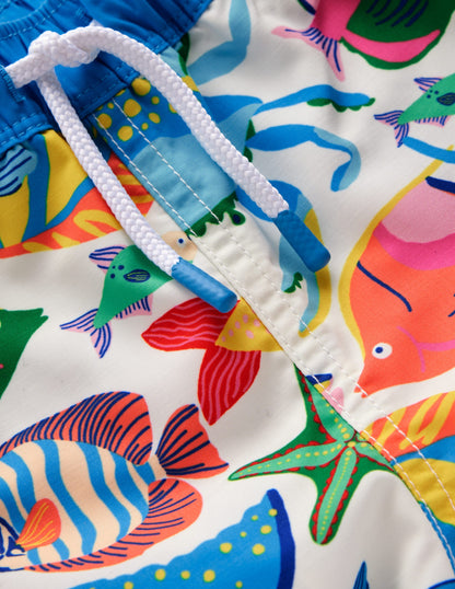 Swim Shorts-Swimming Fish-3