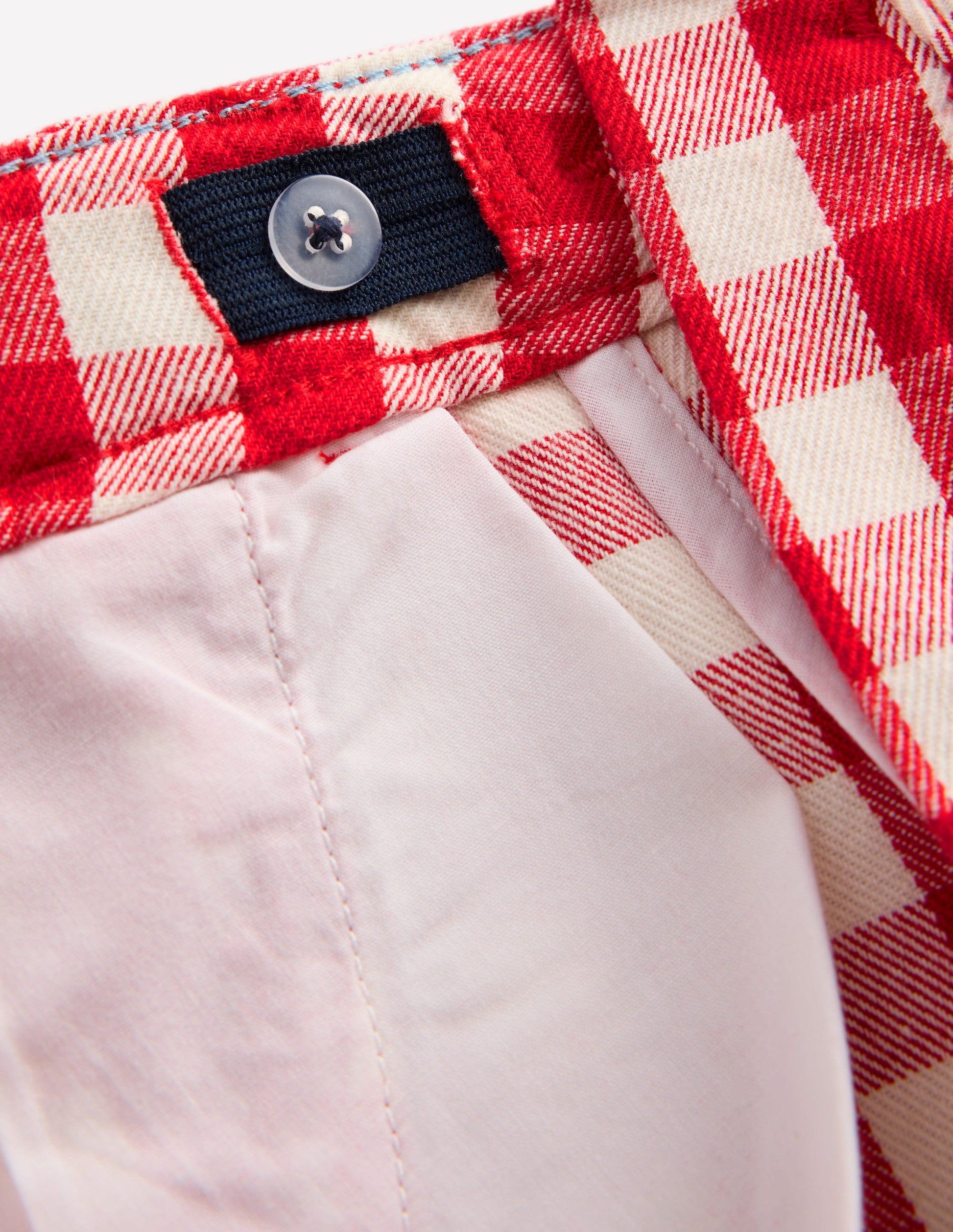 Smart Shorts-Red Gingham-5