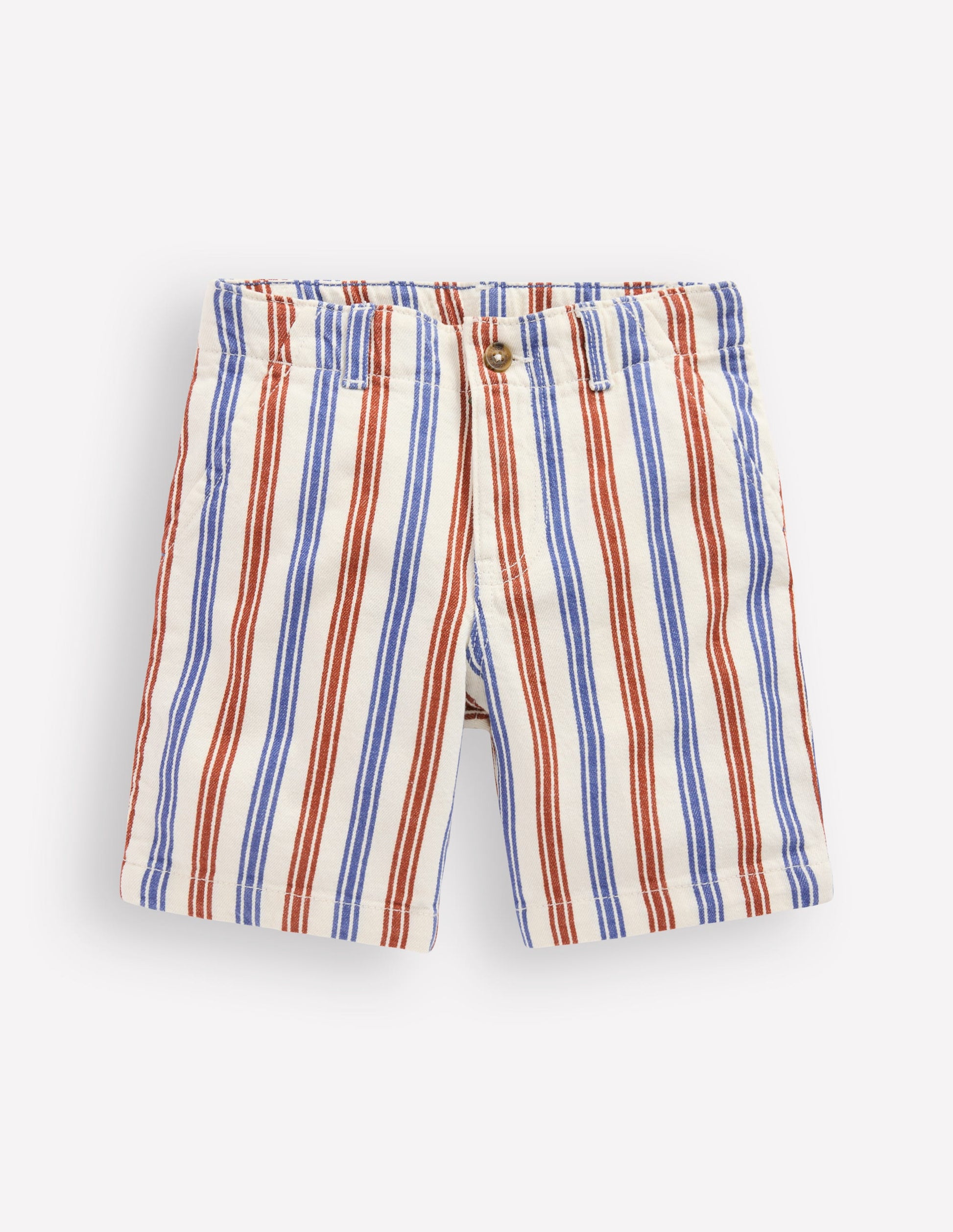 Smart Shorts-Blue and Red Stripe-2
