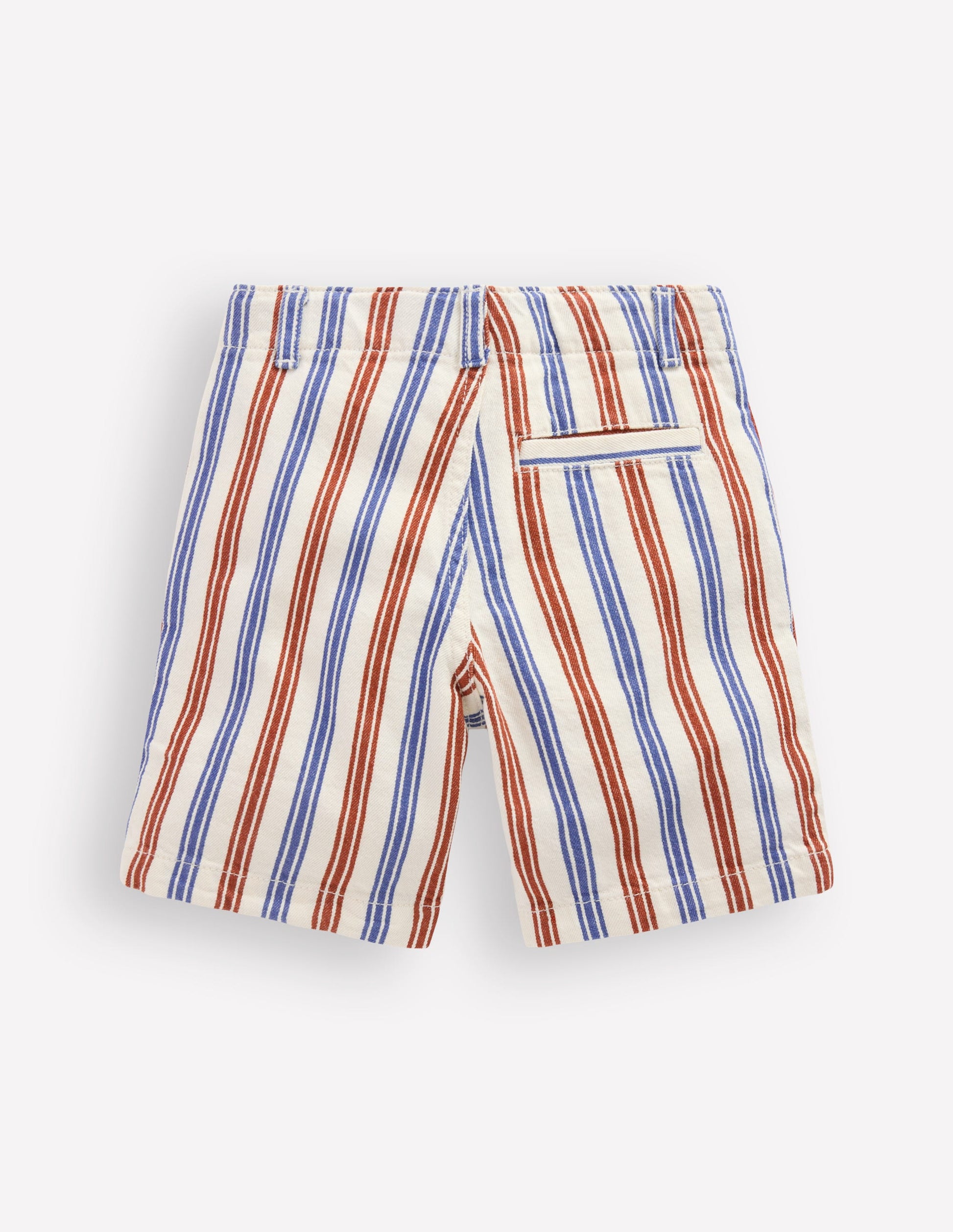 Smart Shorts-Blue and Red Stripe-3