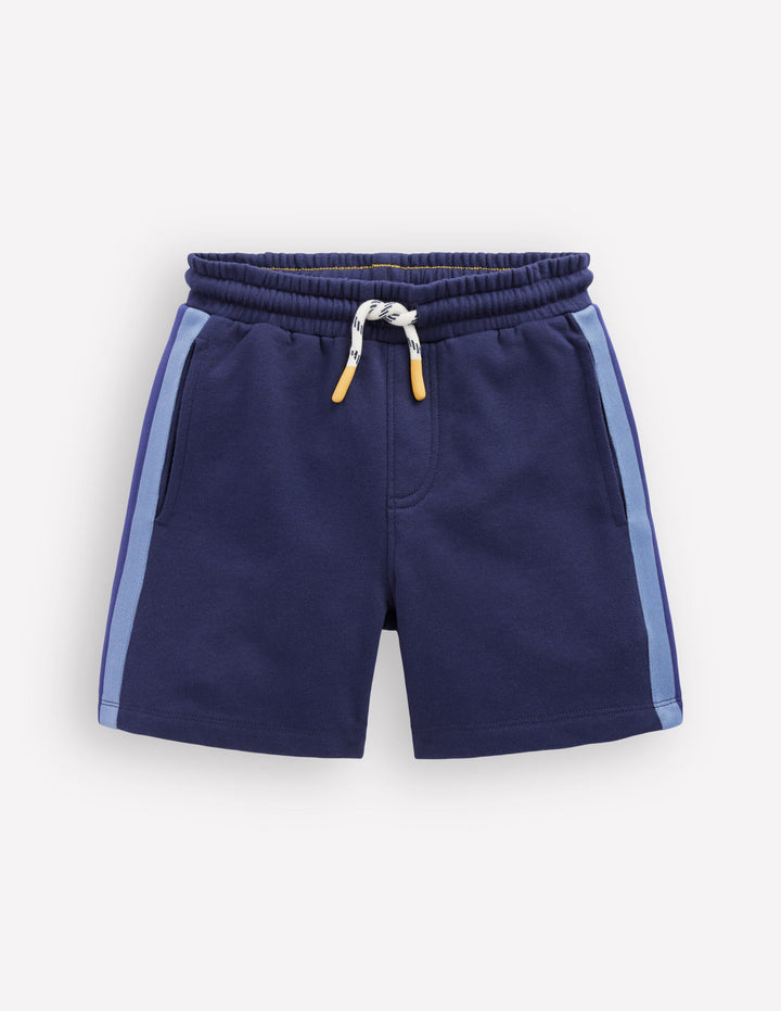 Colourblock Shorts-Navy