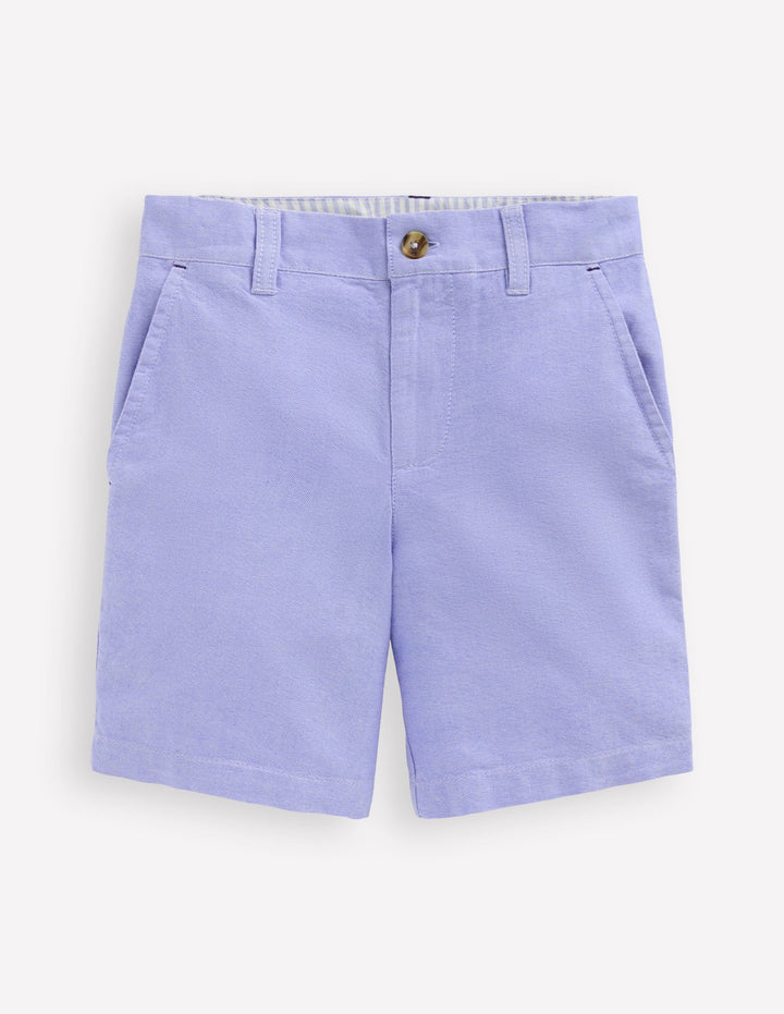 Classic Chino Shorts-Blue Oxford