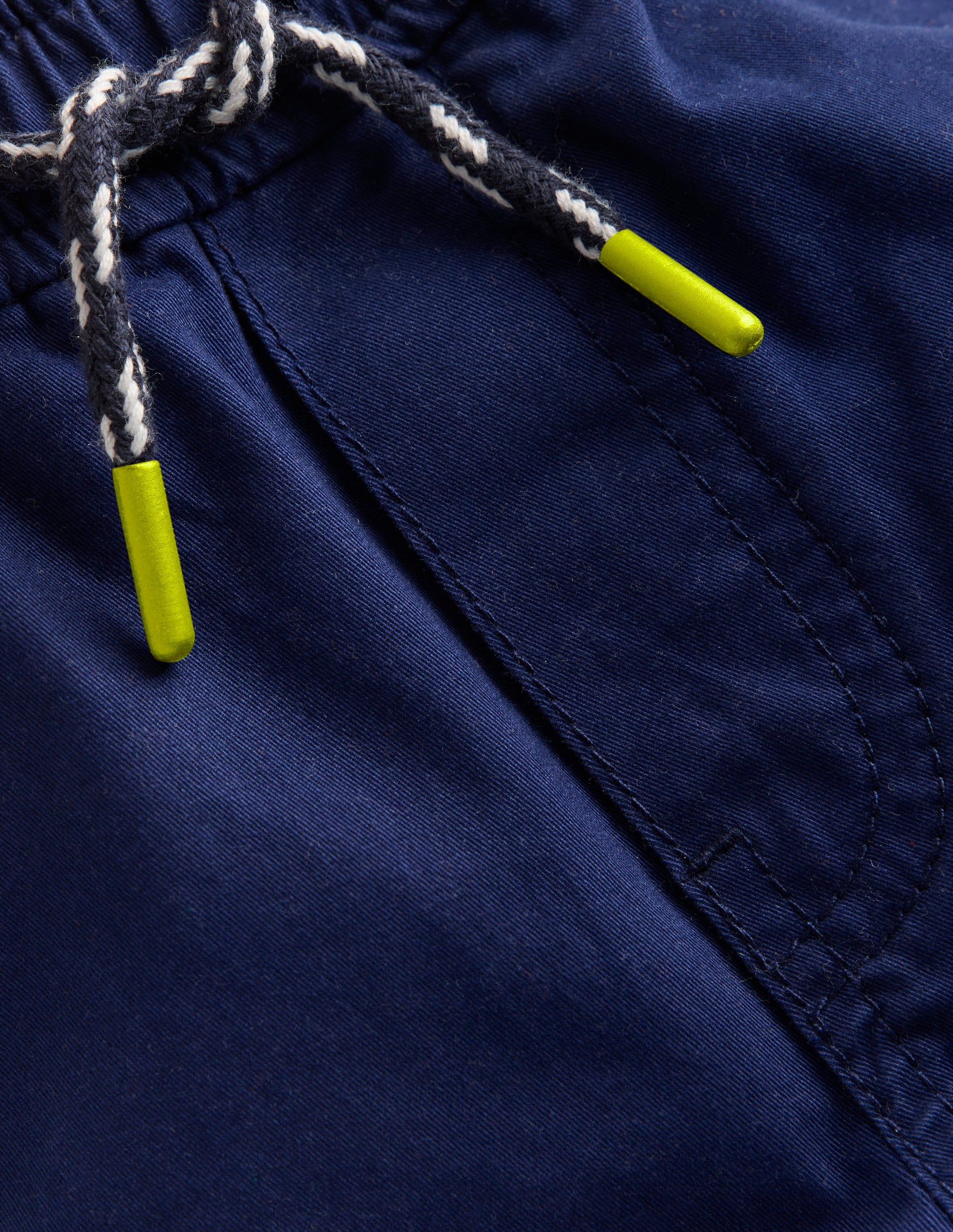 Slim Pull-on Pants-College Navy-5