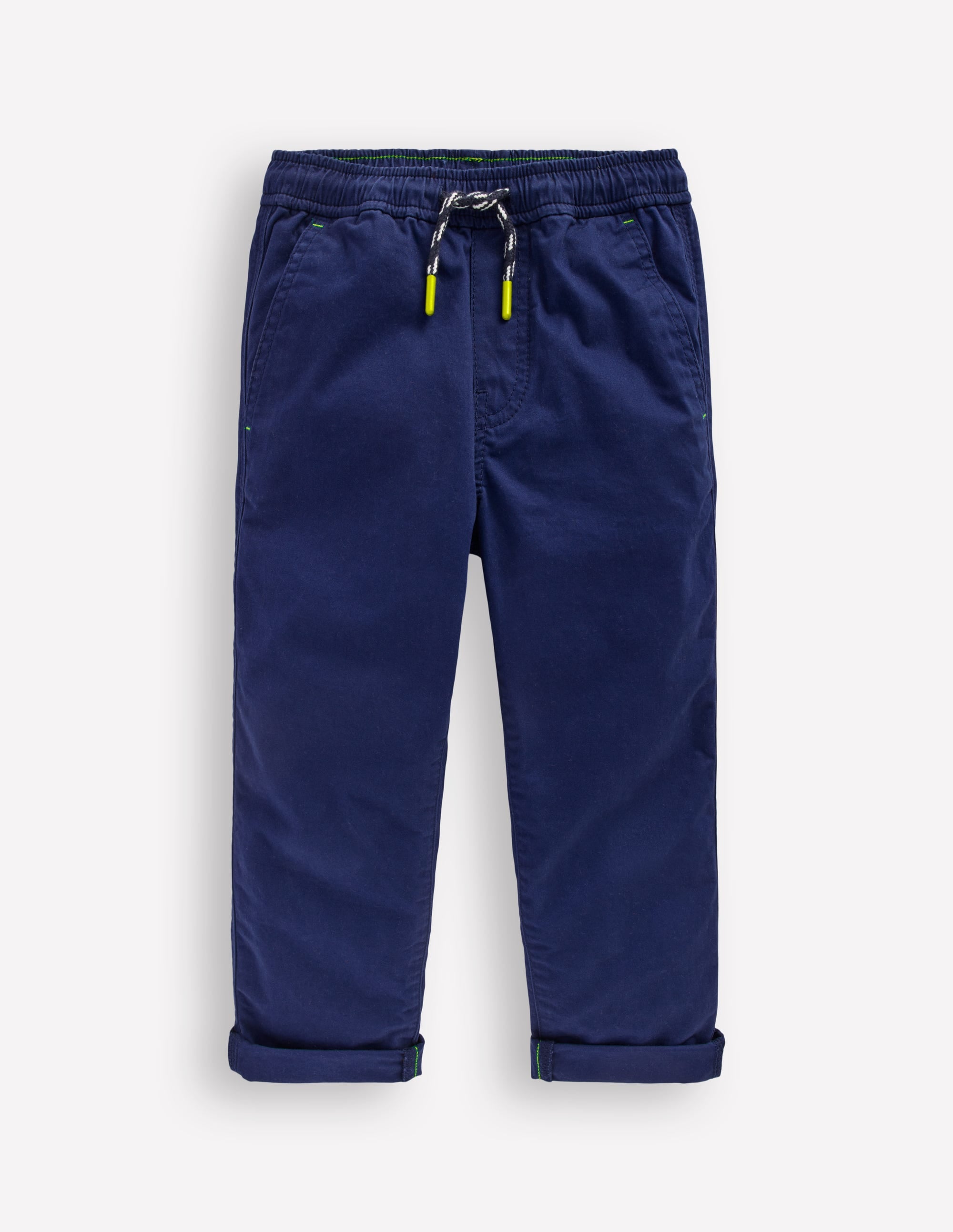 Slim Pull-on Pants-College Navy - Image 6