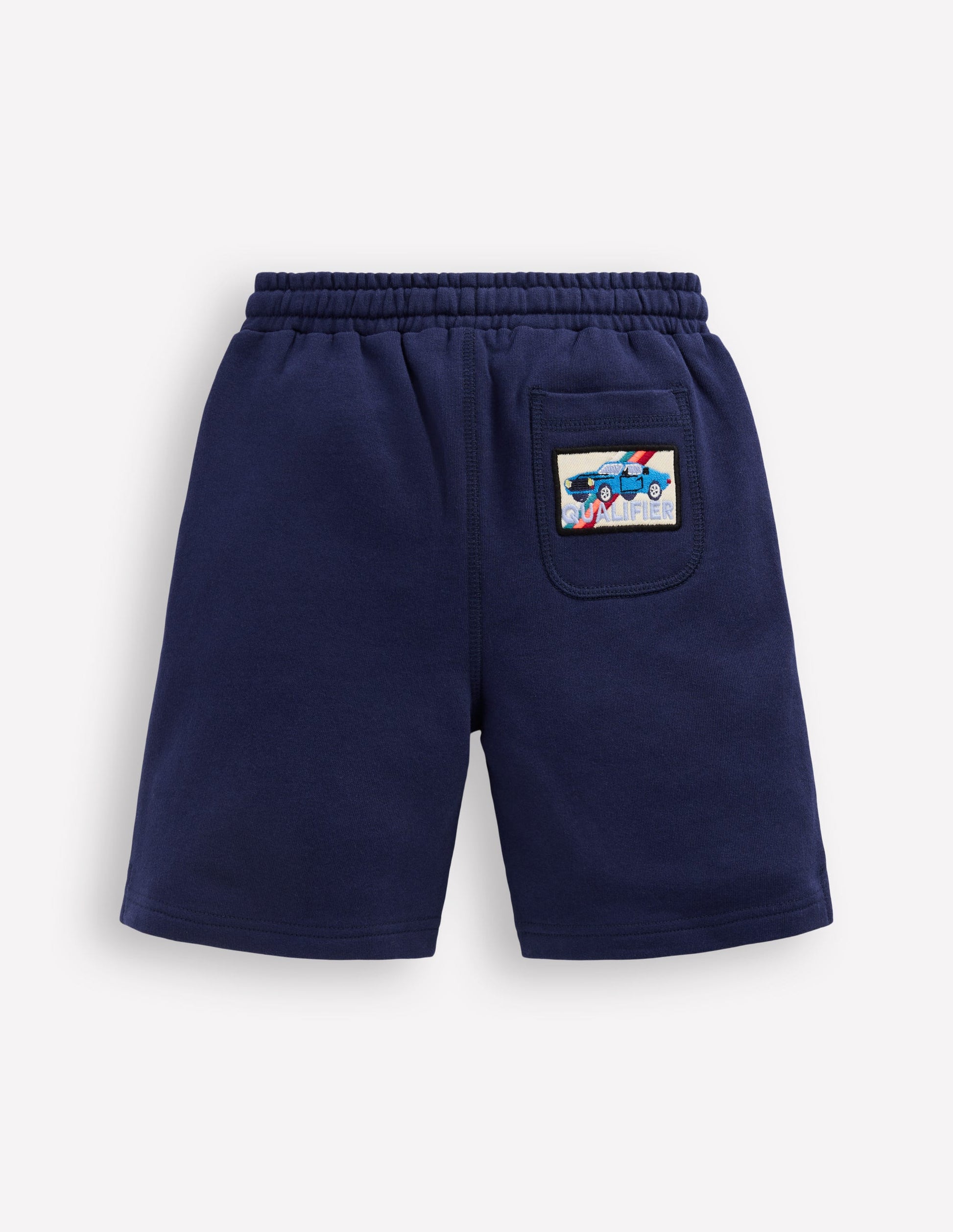 Superstitch Badge Shorts-Blue Sport-2