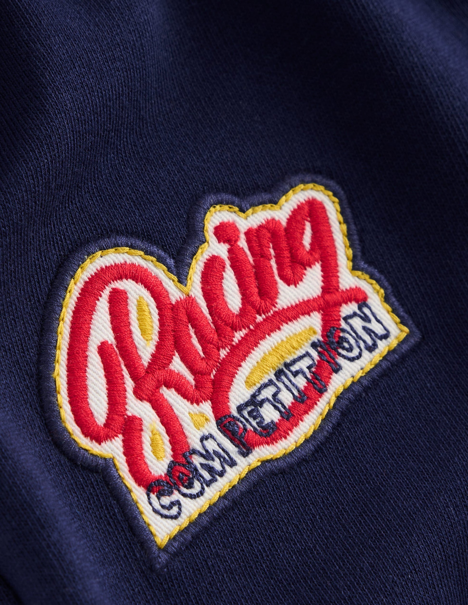 Superstitch Badge Shorts-Blue Sport-3