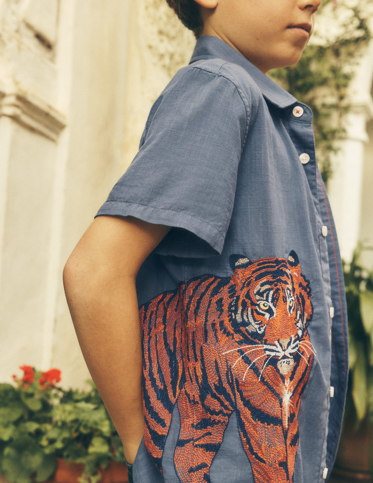 Superstitch Shirt-Vintage Indigo Tiger - Image 4