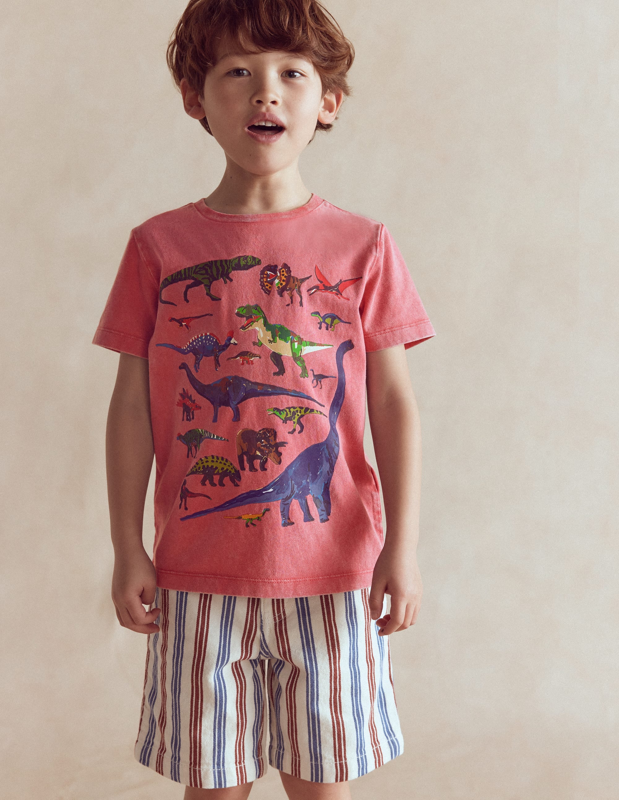Educational T-shirt-Red Dino - Image 1
