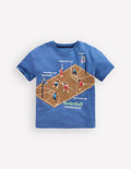 Relaxed Sport Graphic T-shirt-Bluejay Basketball