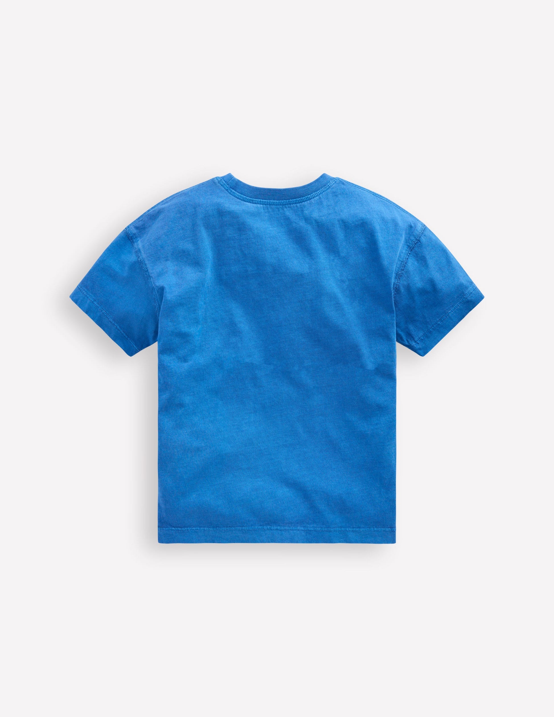 Garment Dye Relaxed T-shirt-Cabana Blue-2