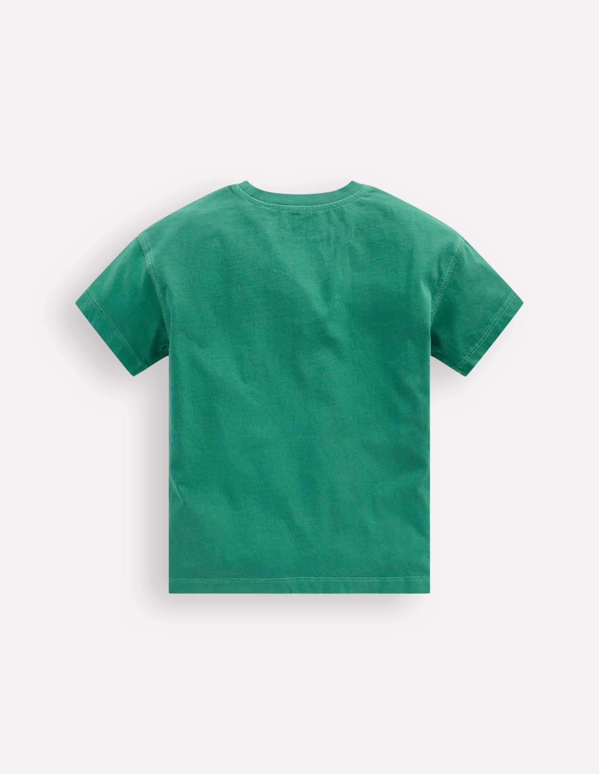 Garment Dye Relaxed T-shirt-Spruce Green - Image 2