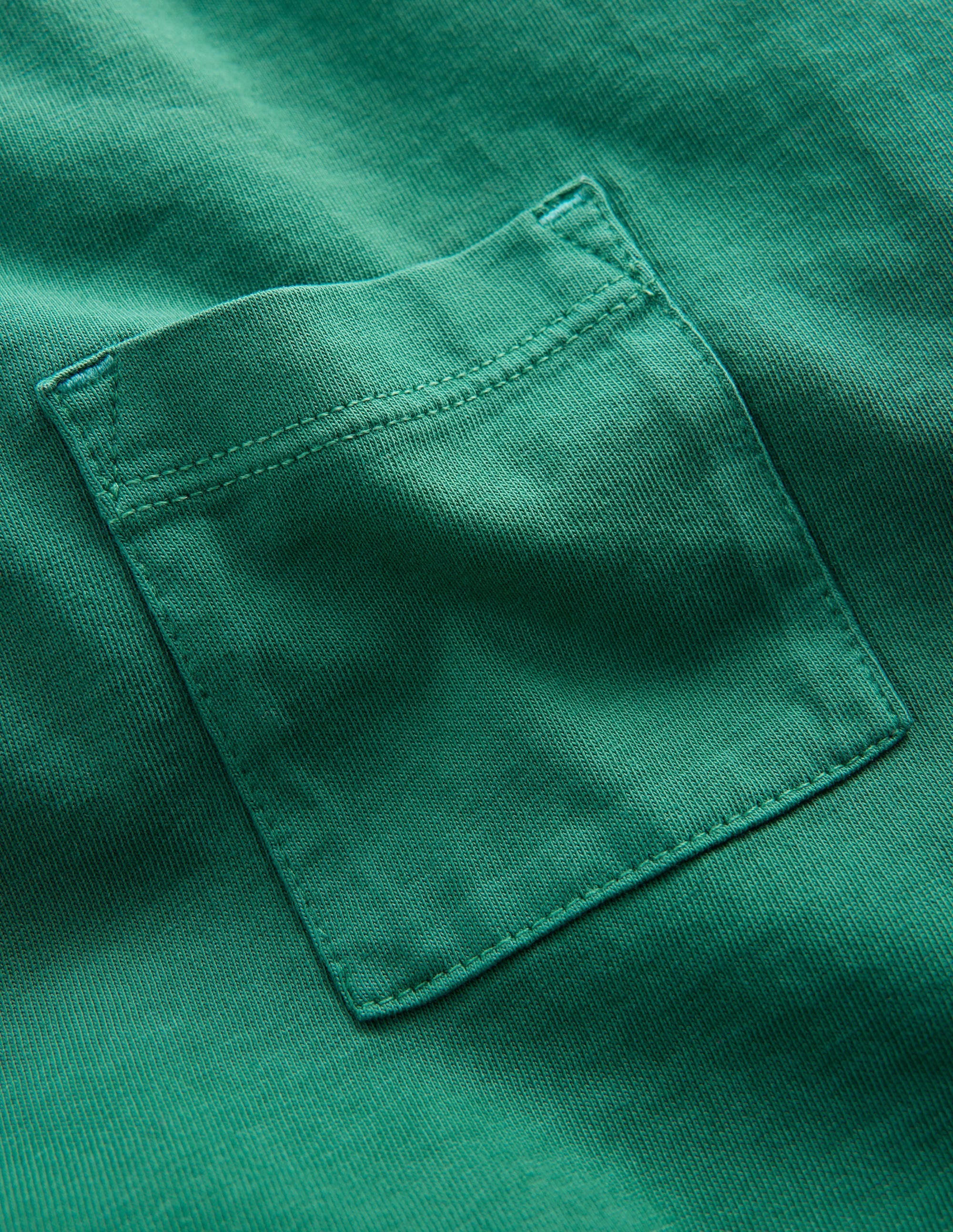 Garment Dye Relaxed T-shirt-Spruce Green - Image 3