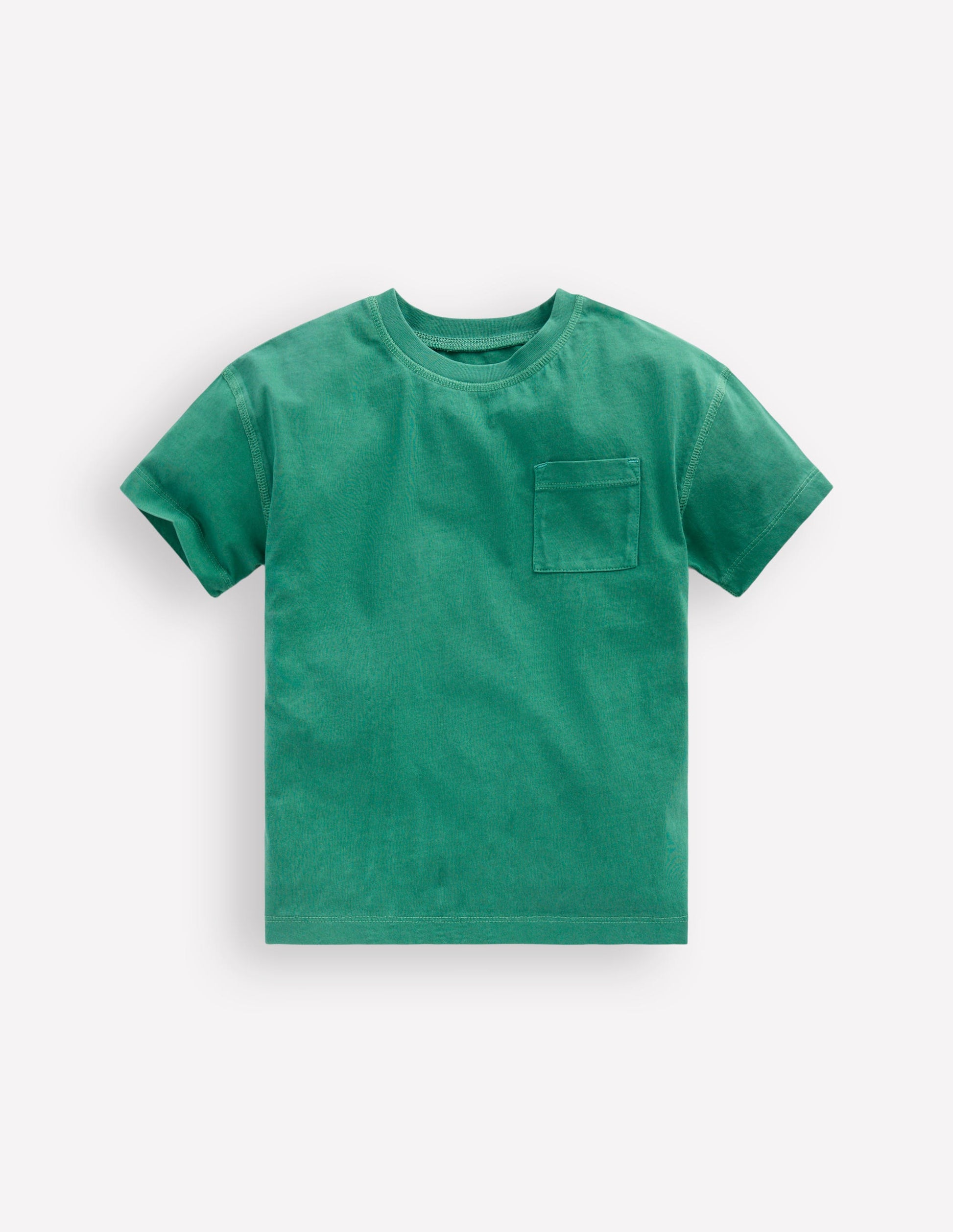 Garment Dye Relaxed T-shirt-Spruce Green-1