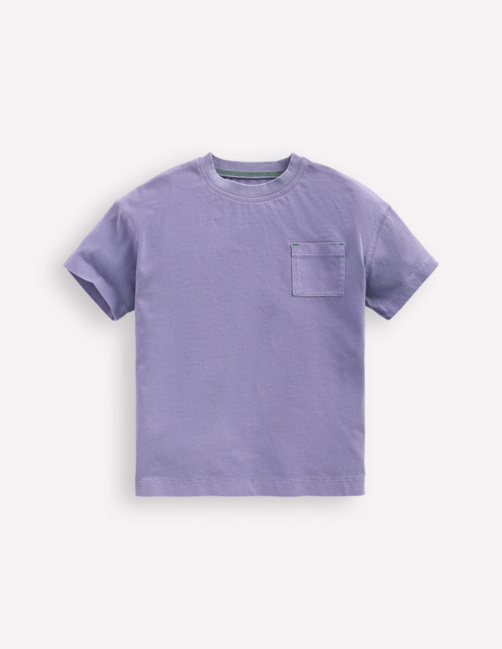 Garment Dye Relaxed T-shirt-Misty Lavender