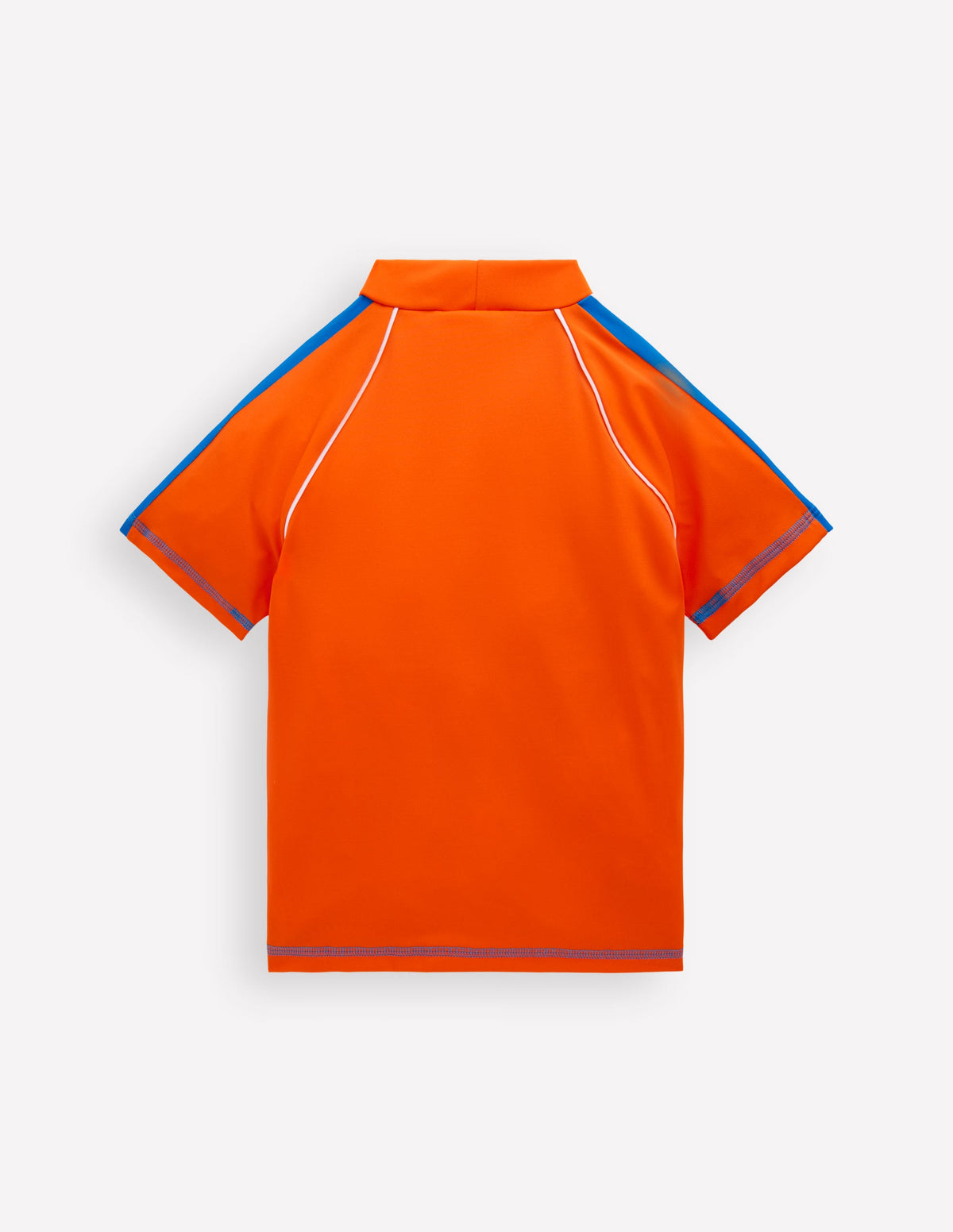 Short Sleeve Rash Vest-Bright Orange - Image 2