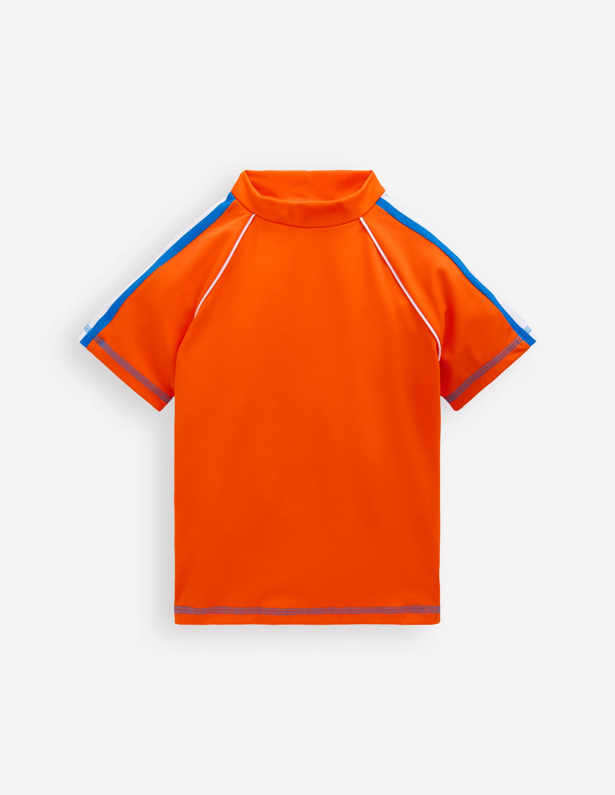 Short Sleeve Rash Vest-Bright Orange - Image 1