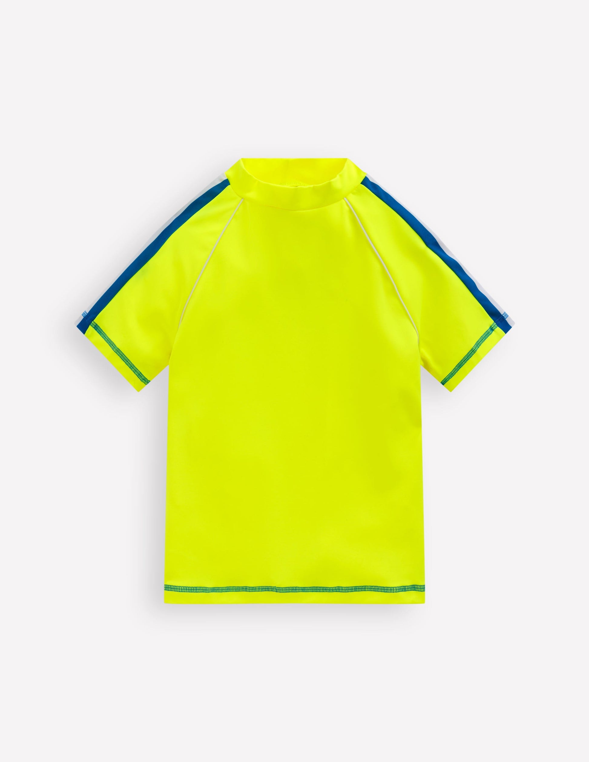 Short Sleeve Rash Vest-Acid Yellow-1