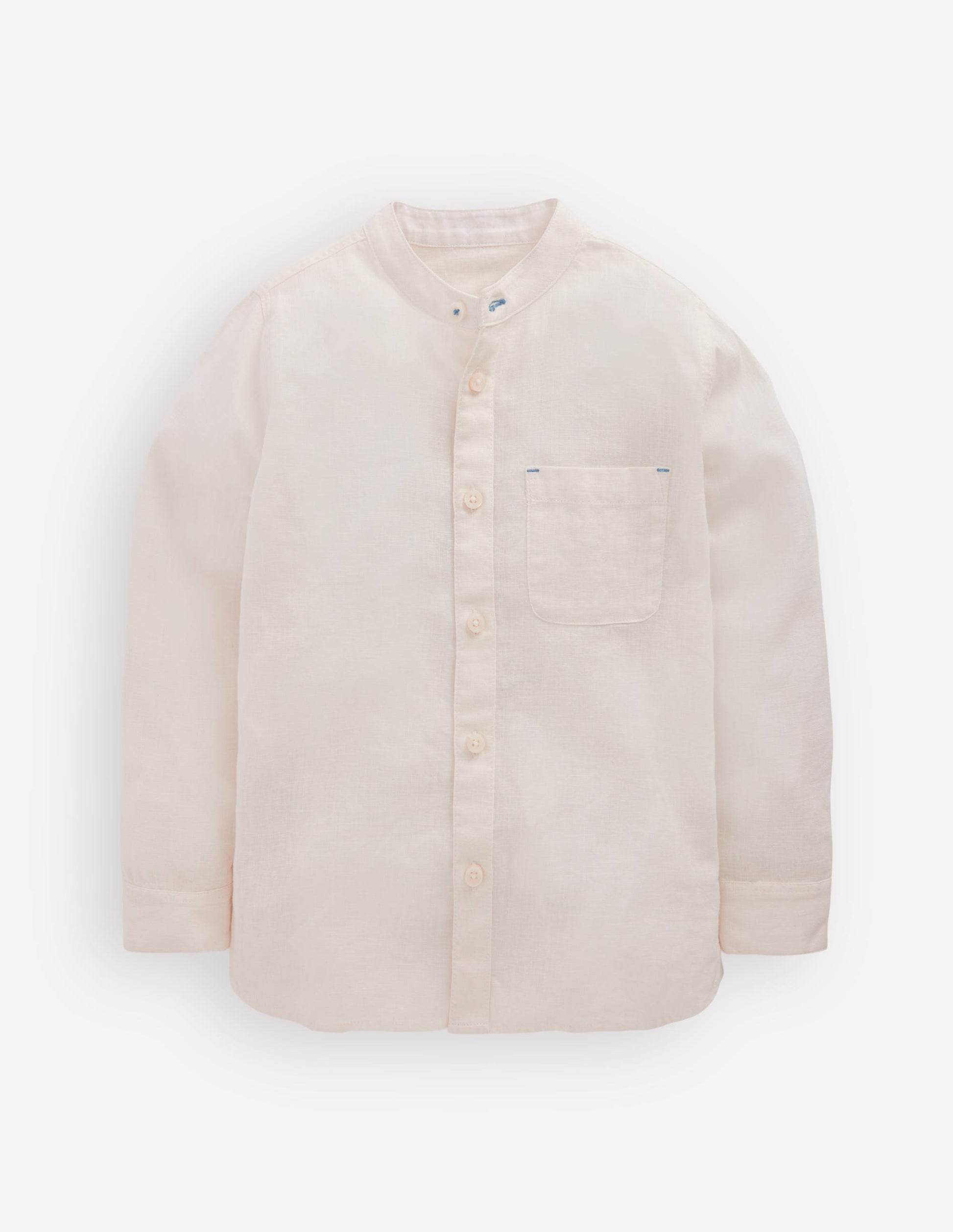 Grandad Shirt-Coconut milk-5