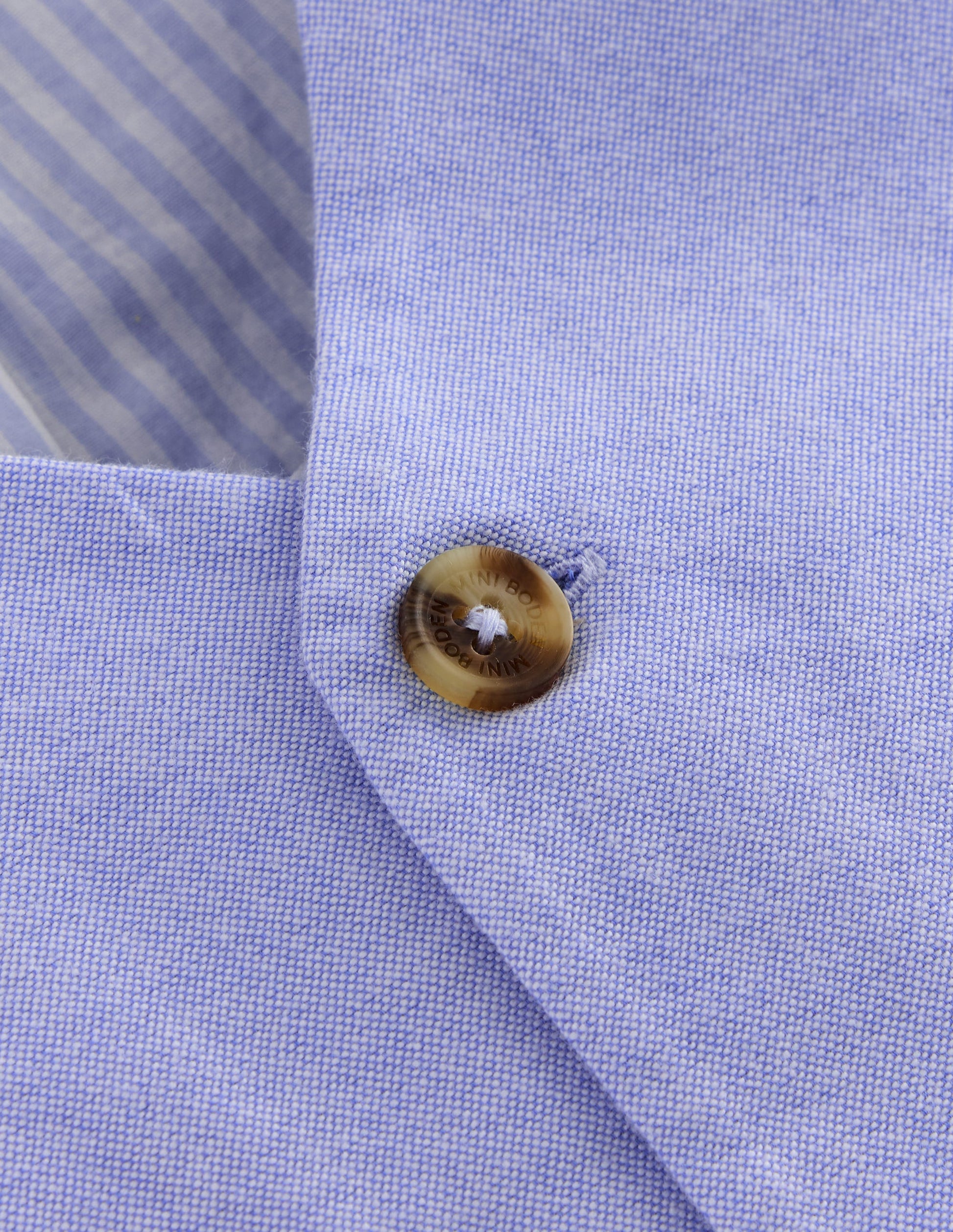 Cotton Oxford Waistcoat-Blue Oxford-3