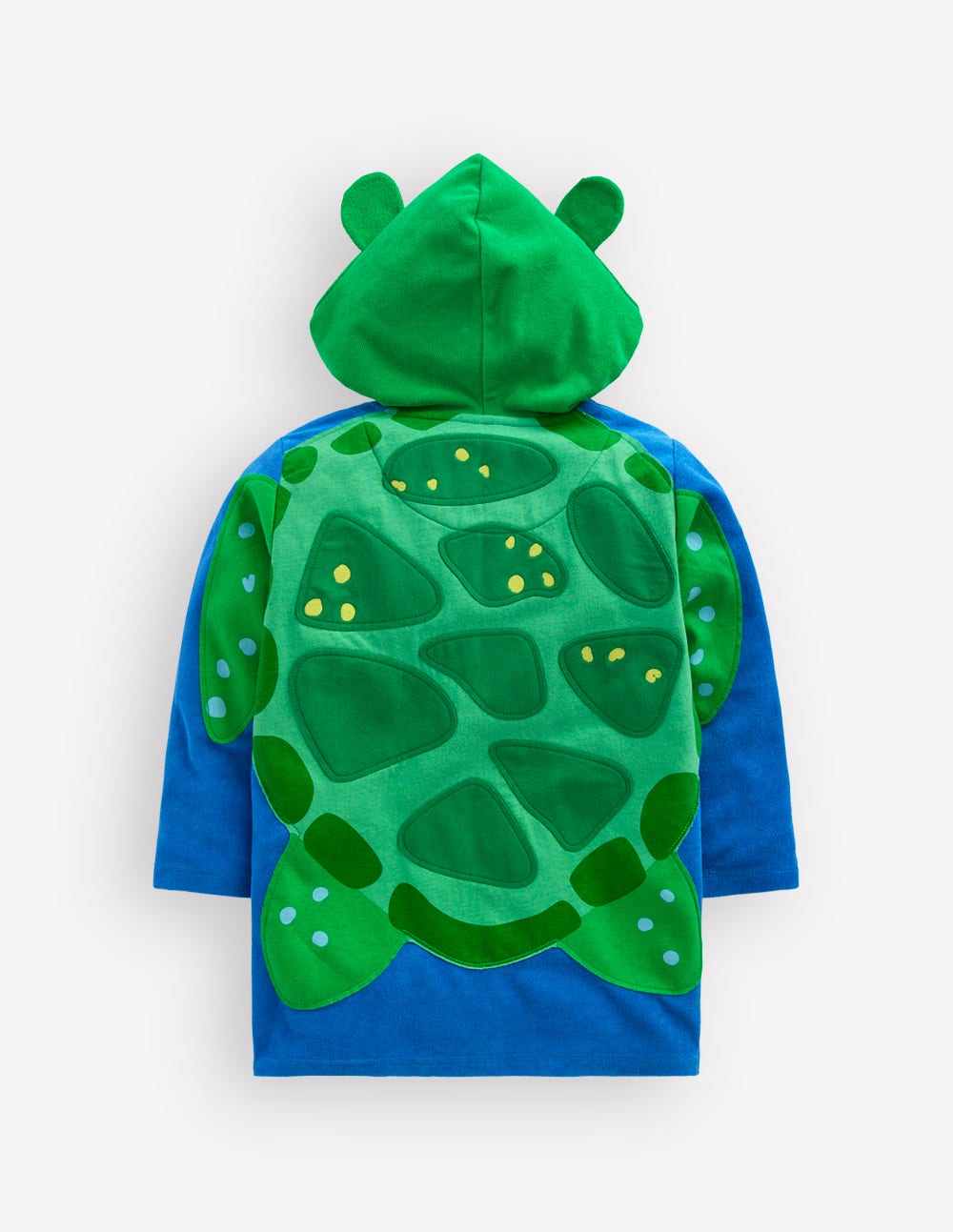 Fun Towelling Zip-up Throw On-Turtle-3