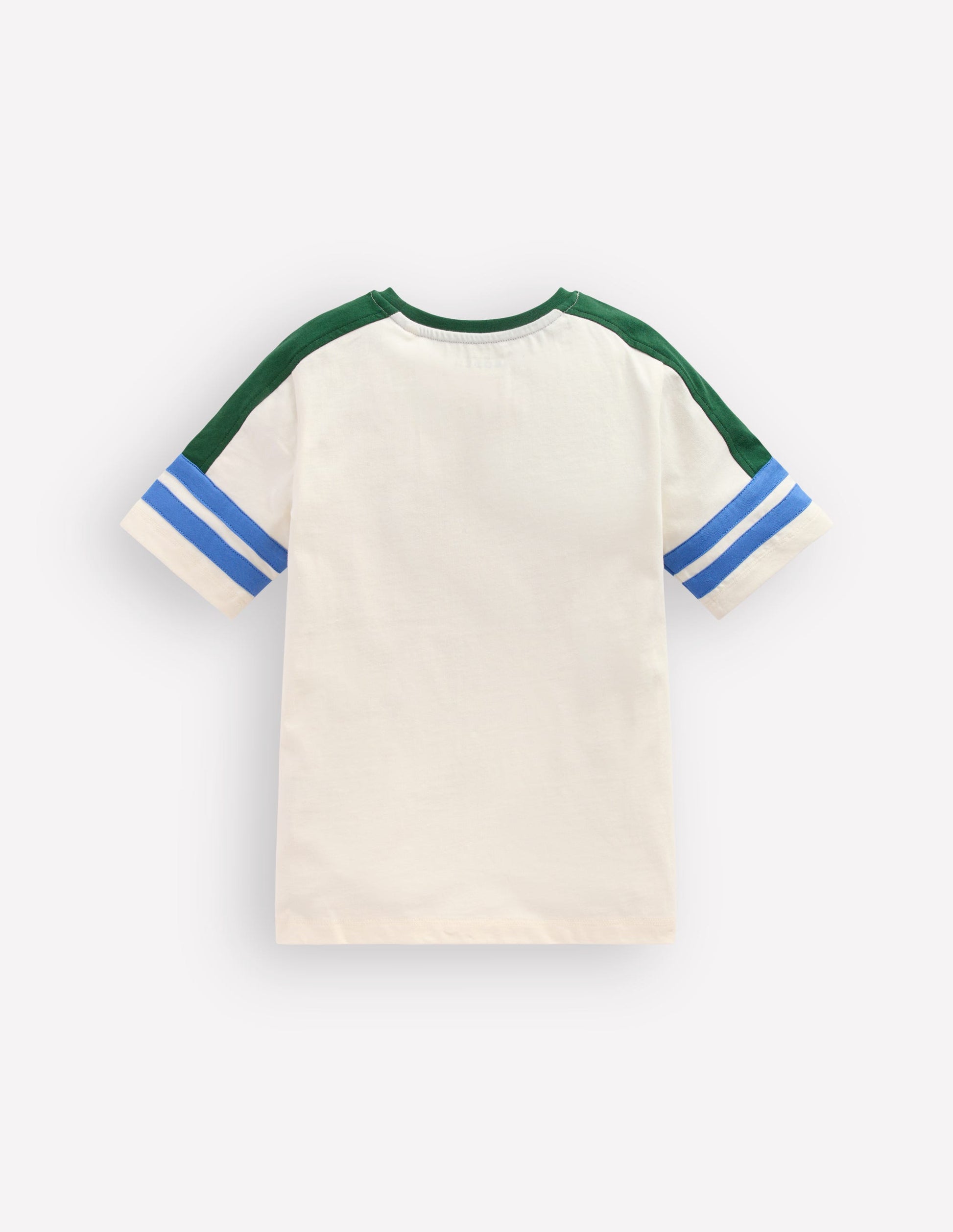 Short Sleeve Colourblock Tee-COCONUT MILK COLOURBLOCK-2