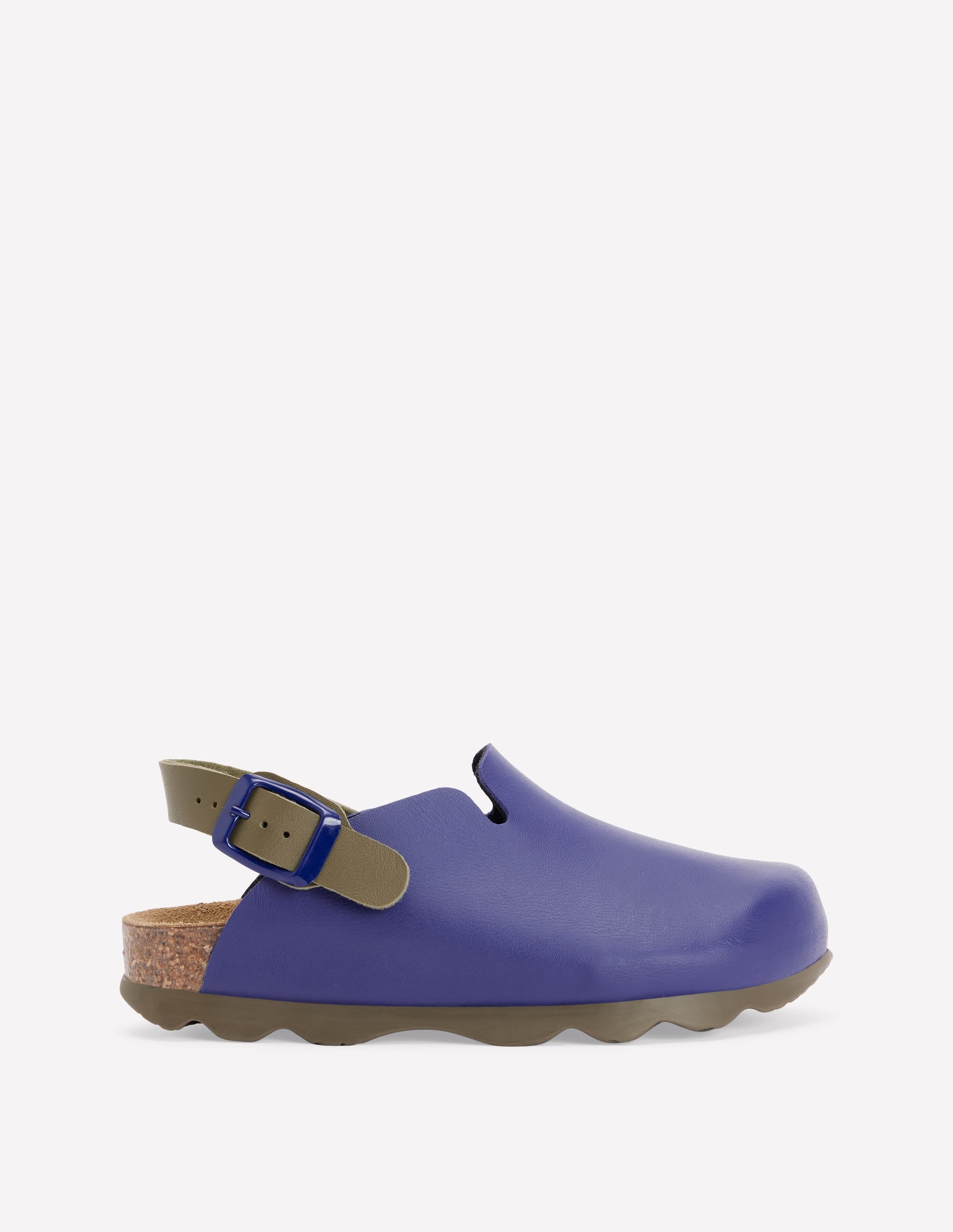 Colourblock Clogs-Navy - Image 1