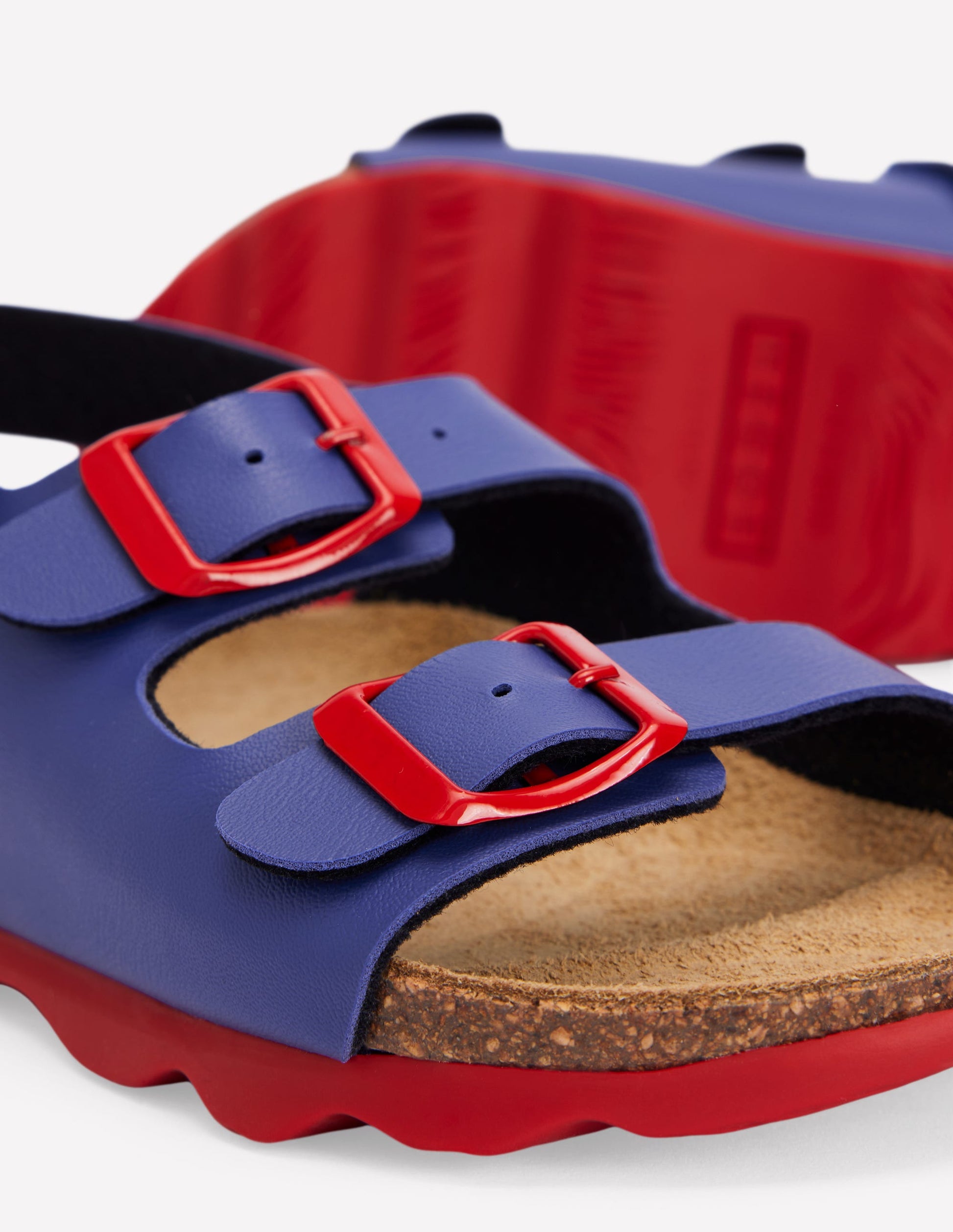 Colourblock Sandals-Medieval Blue-3
