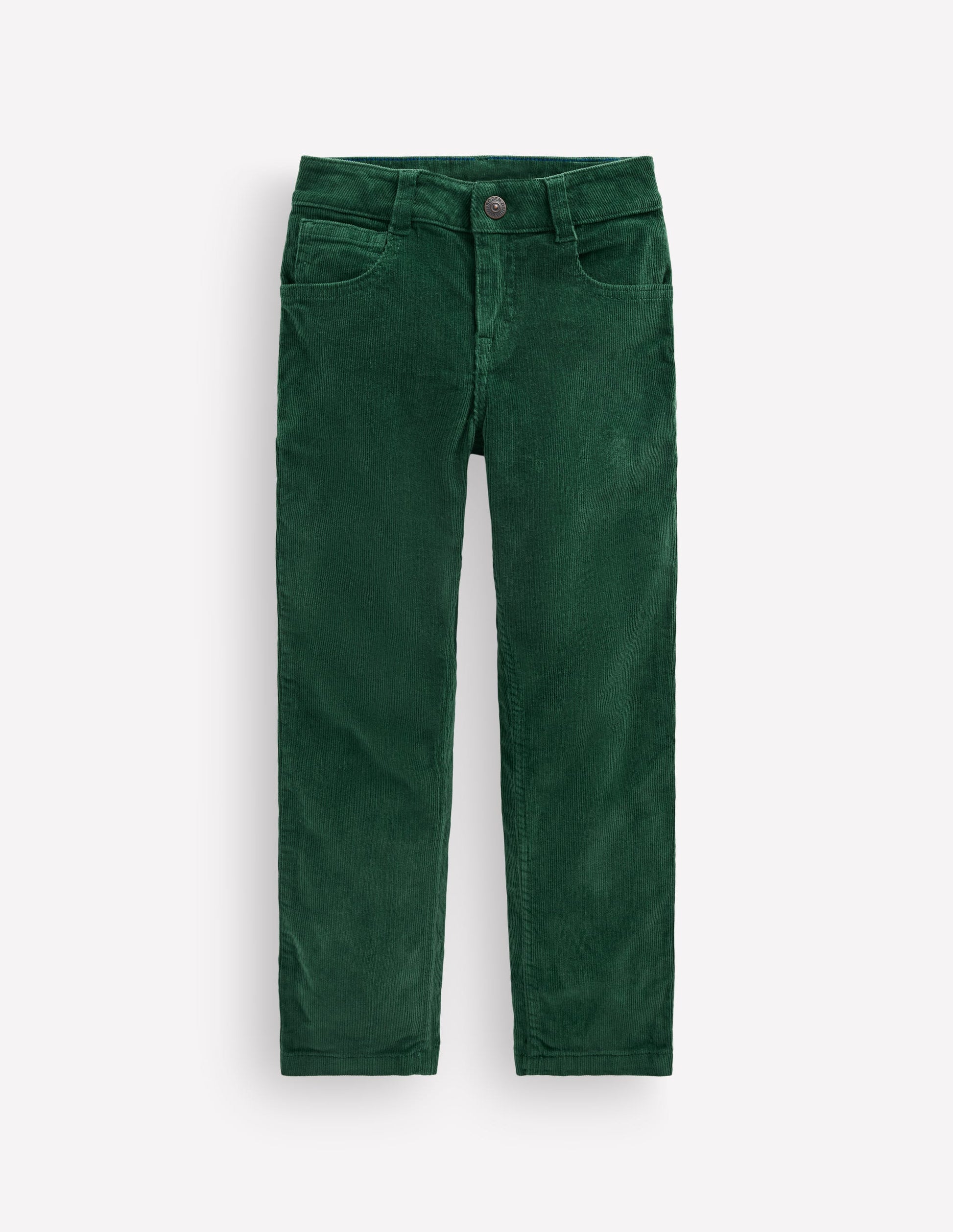 Classic Cord Pants-Dark Green-2