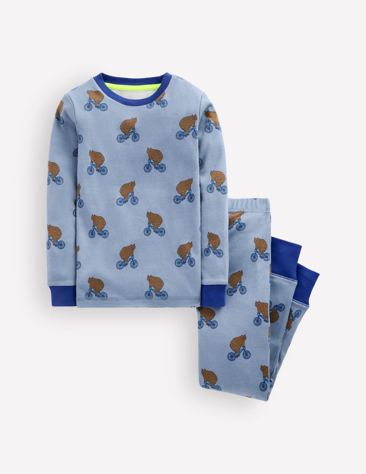 Snug Long John Pajamas-Bears - Image 1
