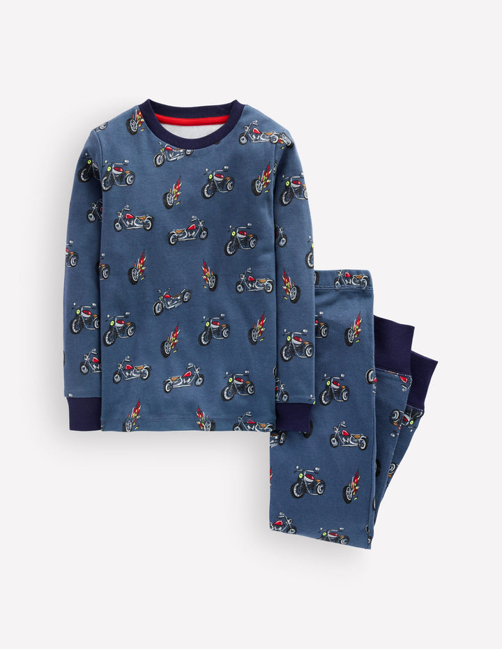 Snug Glow-in-the-dark Pajamas-Bike