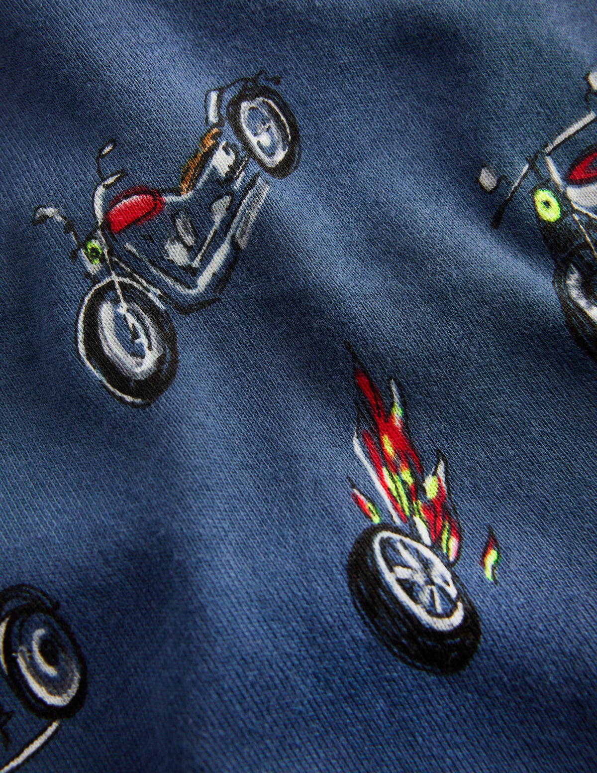 Snug Glow-in-the-dark Pajamas-Bike-4