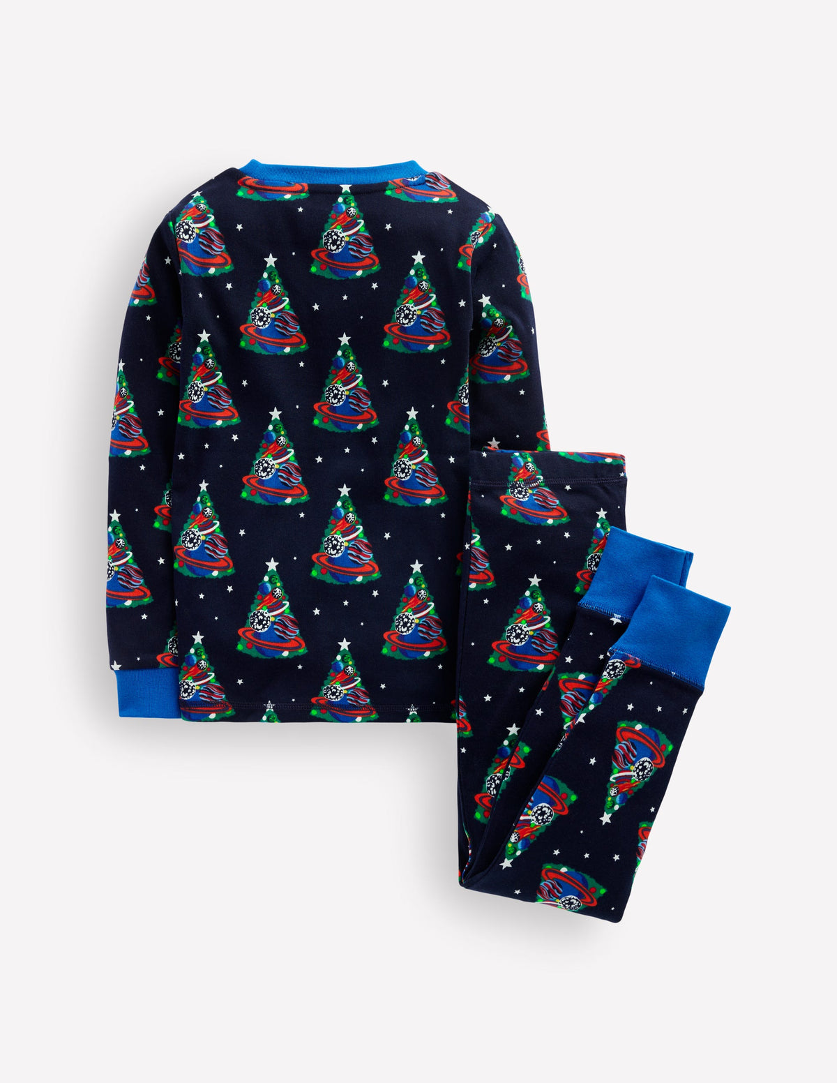 Snug Glow-in-the-dark Pajamas-Solar Christmas Tree - Image 2
