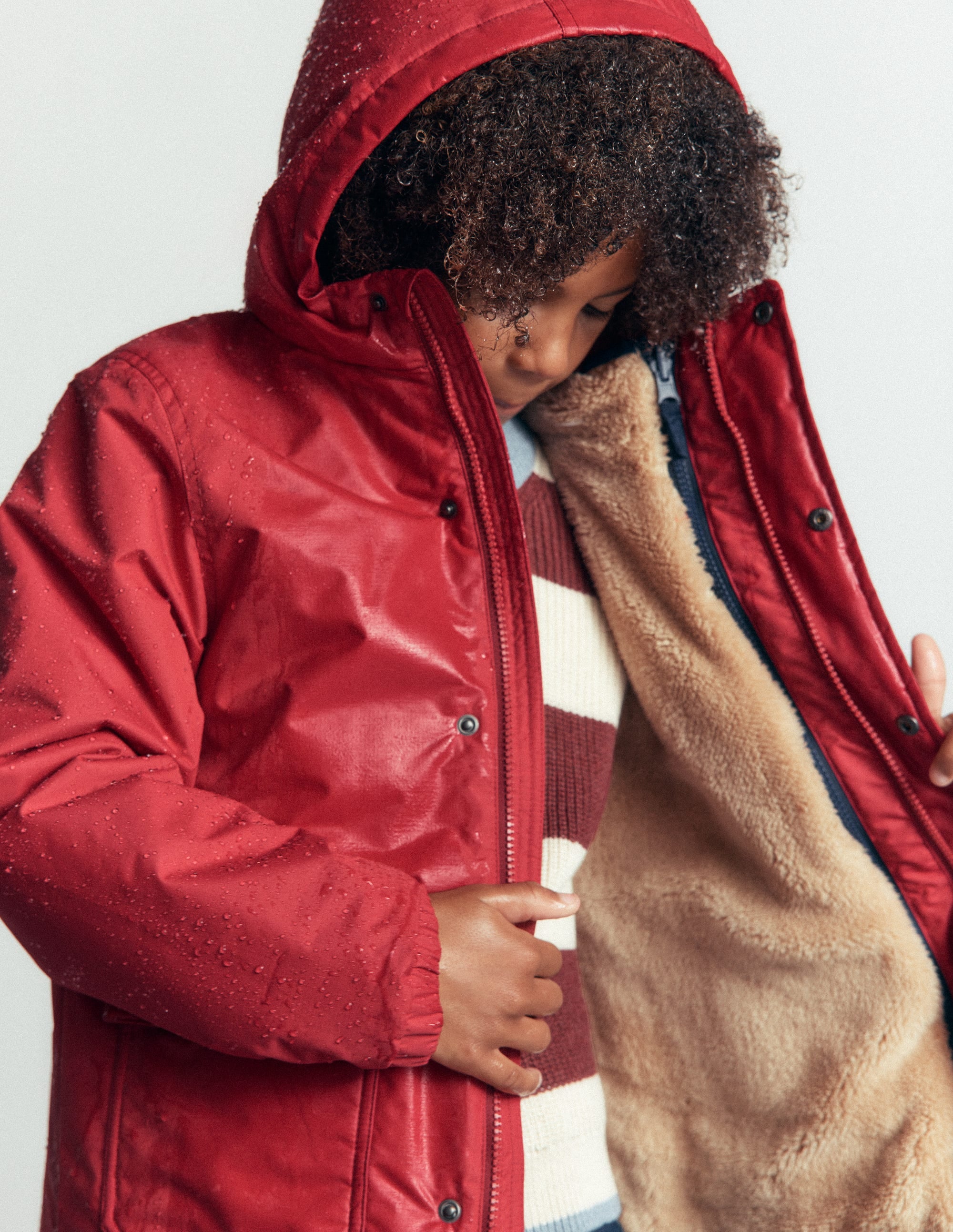 4-in-1 Waterproof Coat-Rust - Image 8