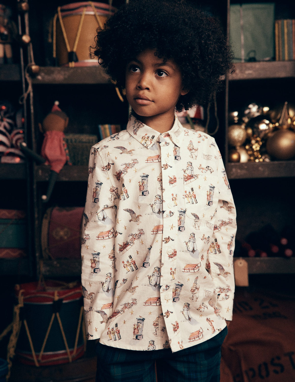 Cotton Shirt-Polar Post-1